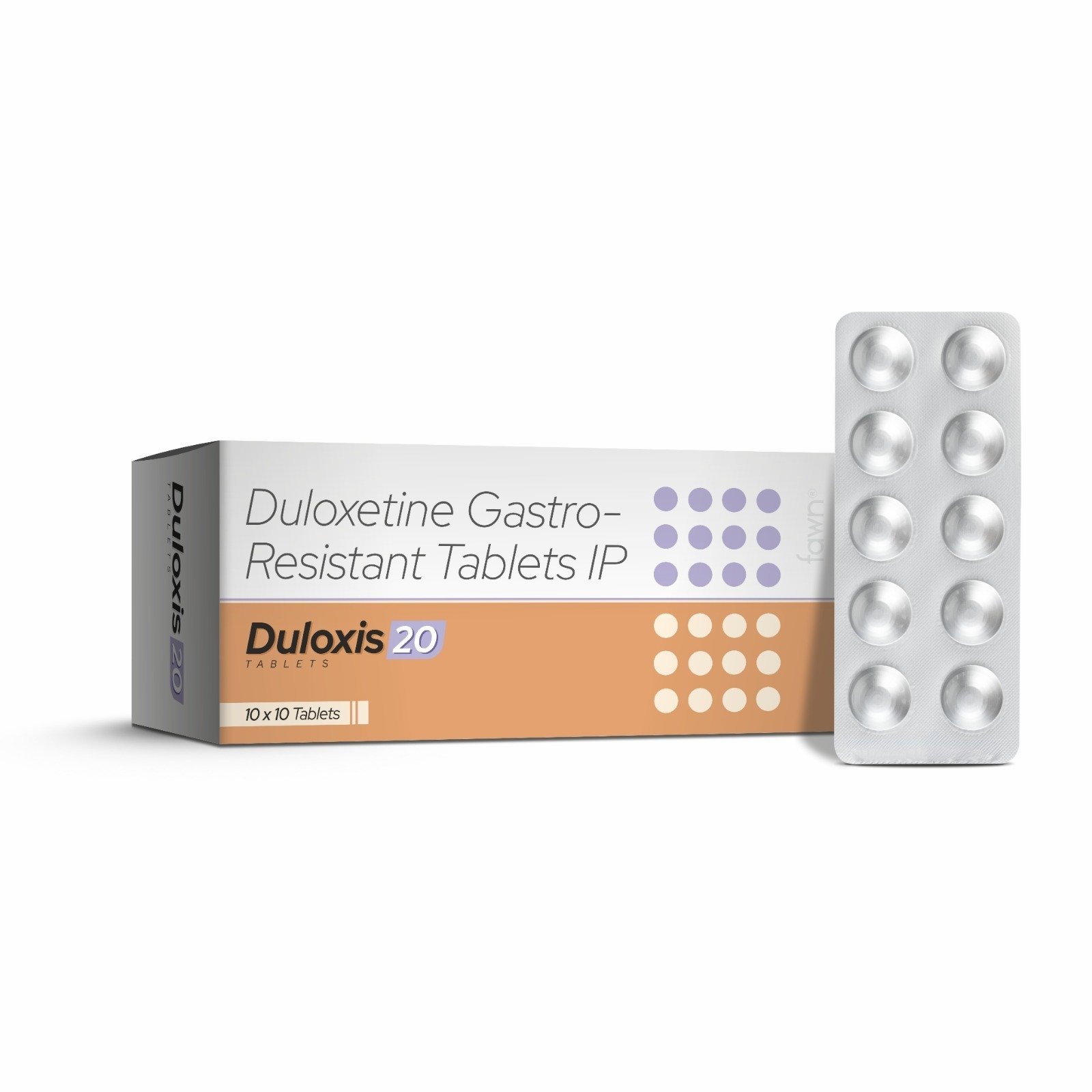 Duloxetine Gastro-Resistant Tablets IP 20 Mg - DULOXIS 20 Tablets
