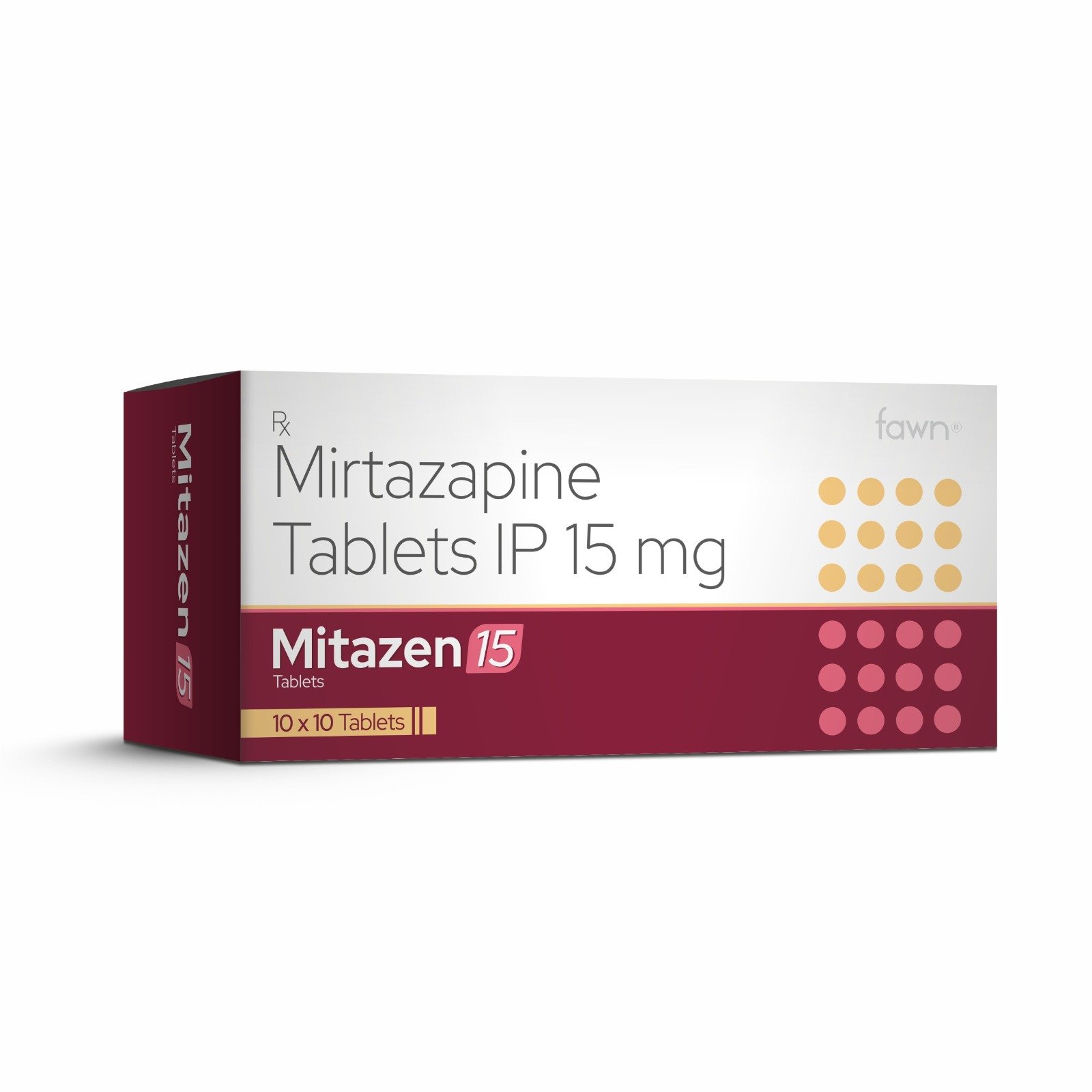 Mirtazapine Tablets IP 15 Mg - MITAZEN 15 Tablets