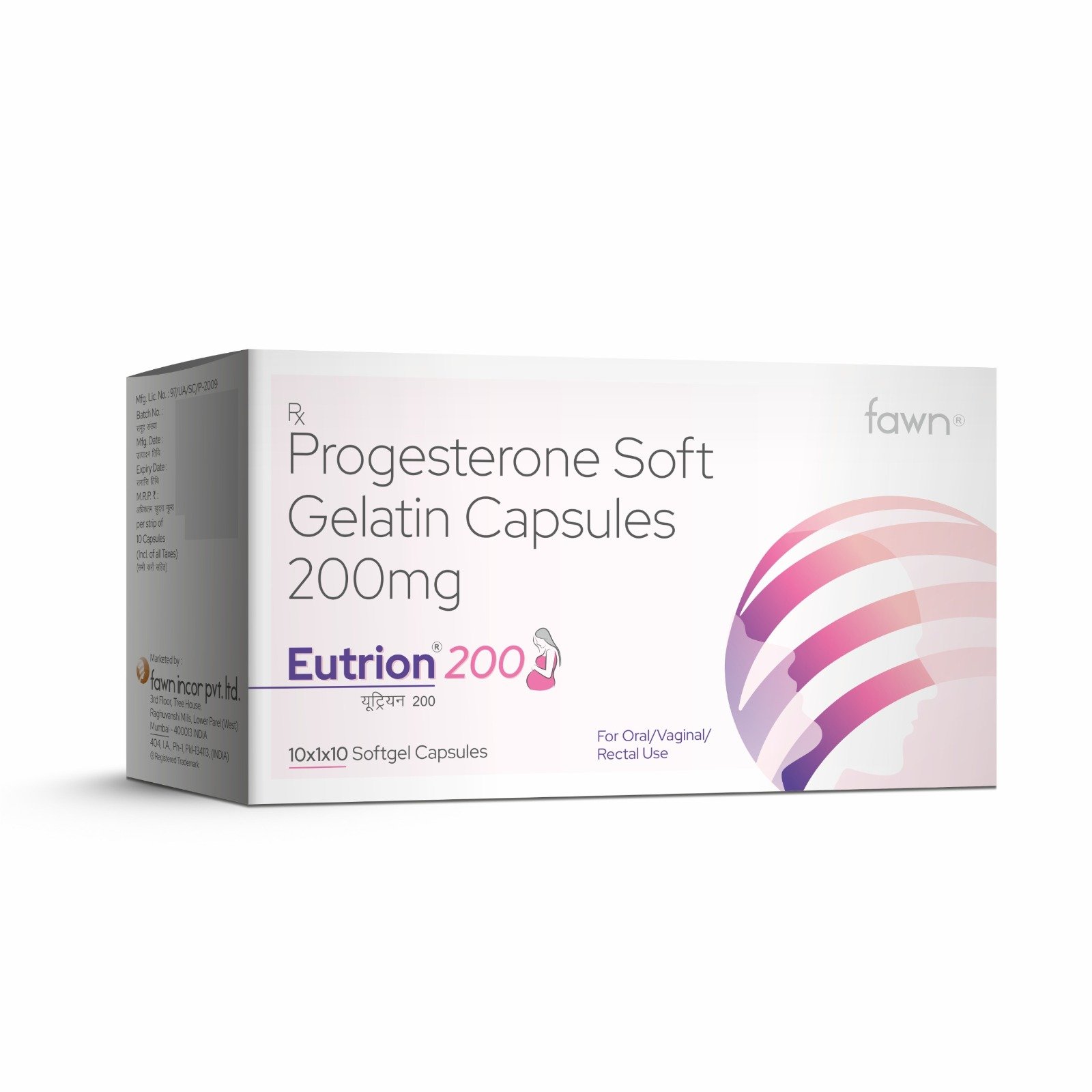 Progesterone Soft Gelatin Capsules 200 Mg - EUTRION 200 Softgel