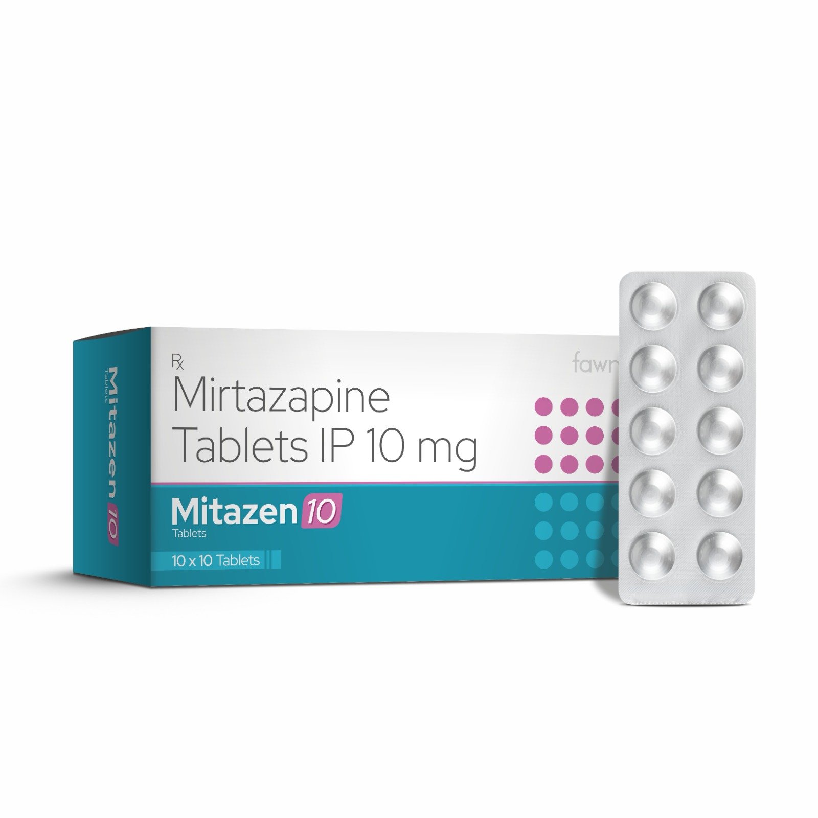 Mirtazapine Tablets IP 10 Mg - MITAZEN 10 Tablets