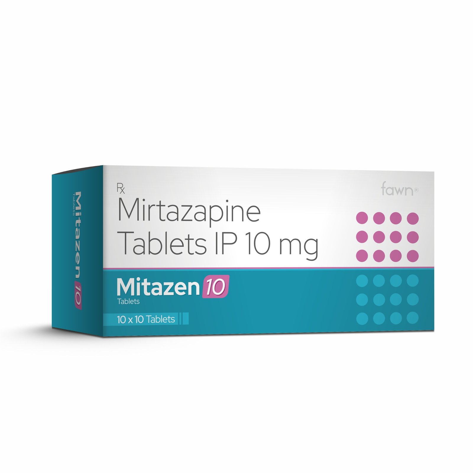 Mirtazapine Tablets IP 10 Mg - MITAZEN 10 Tablets