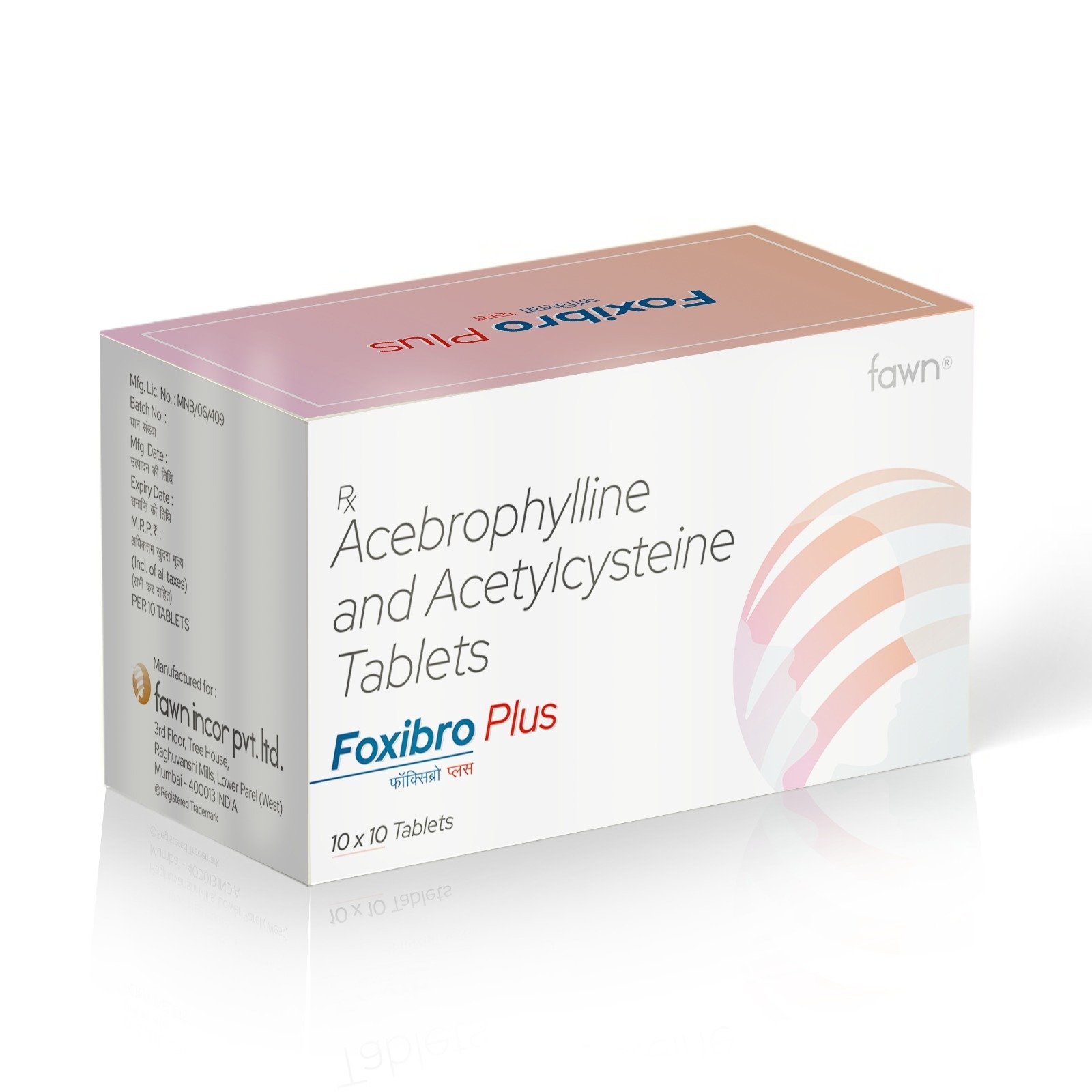 Acebrophylline & Acetylcysteine Tablets - FOXIBRO PLUS Tablet