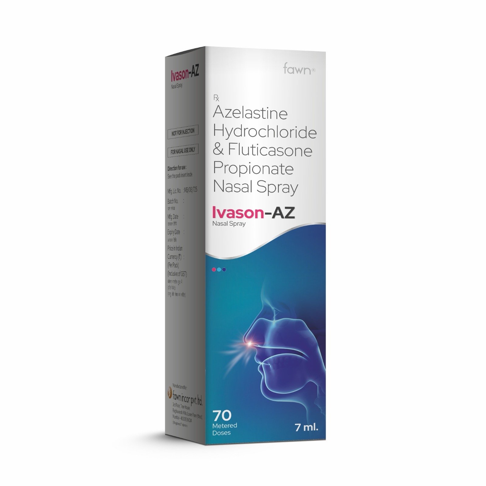 Azelastine Hydrochloride & Fluticasone Propionate Nasal Spray - IVASON AZ Nasal Spray