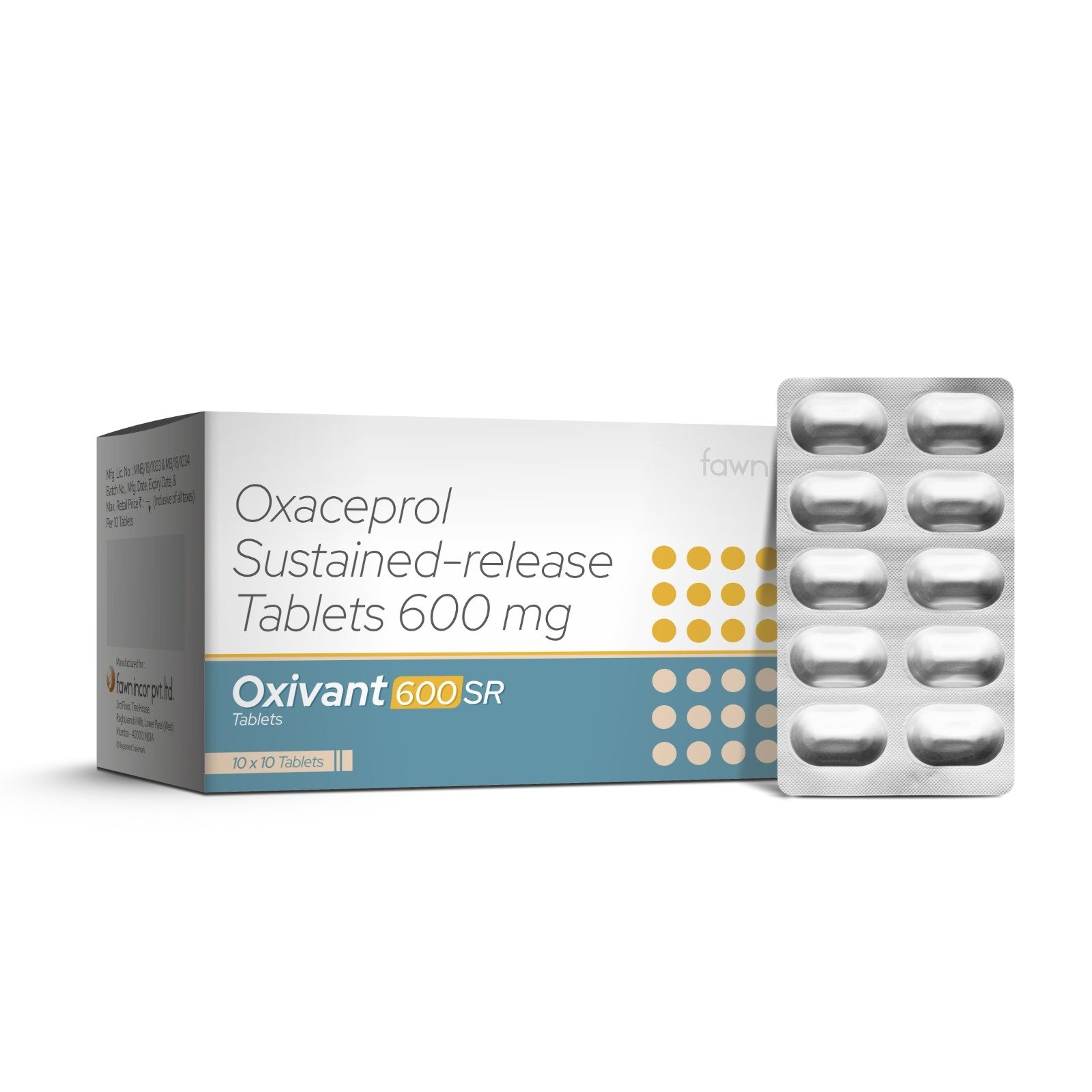 Oxaceprol Sustained Release Tablets 600 Mg - OXIVANT 600 SR Tablets