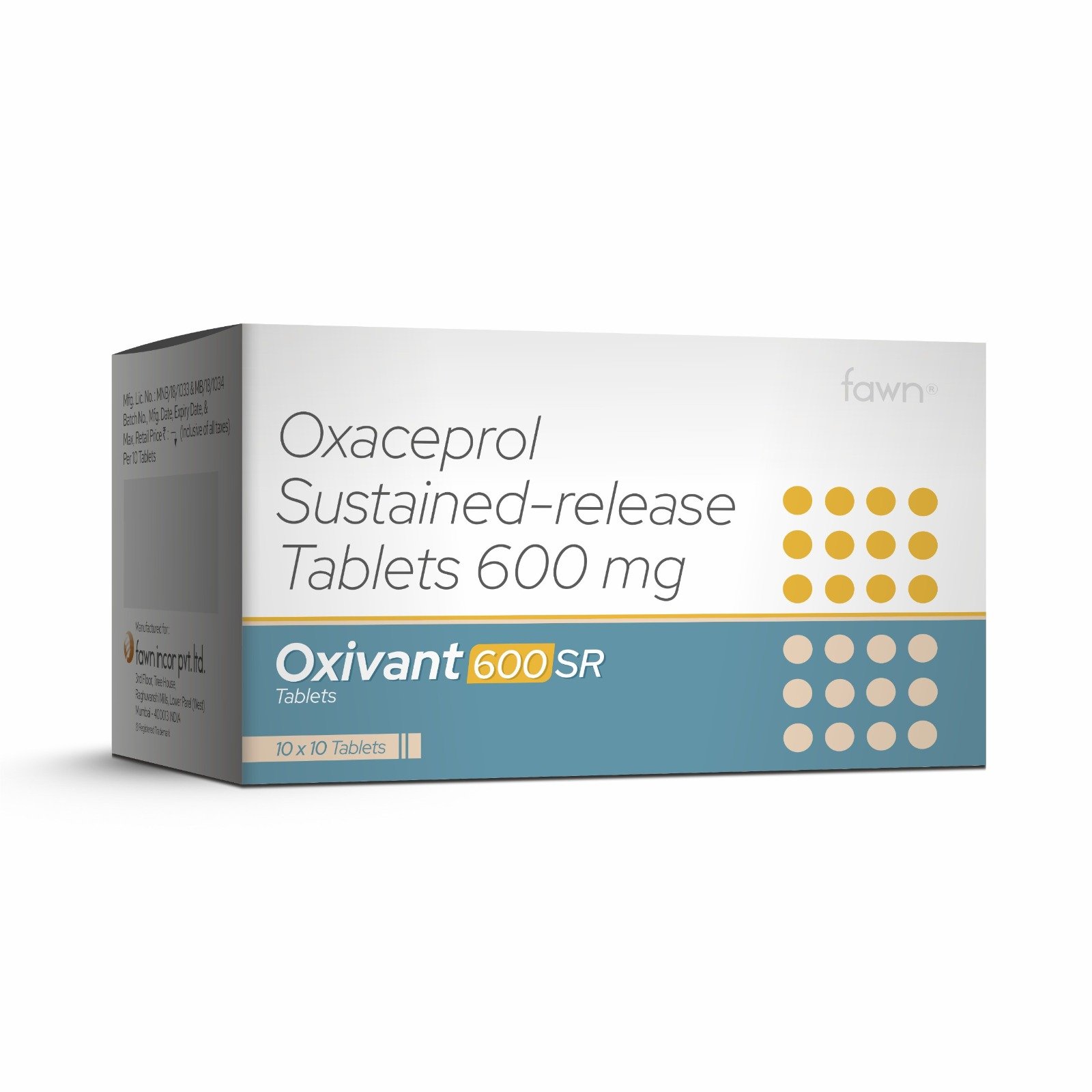 Oxaceprol Sustained Release Tablets 600 Mg - OXIVANT 600 SR Tablets