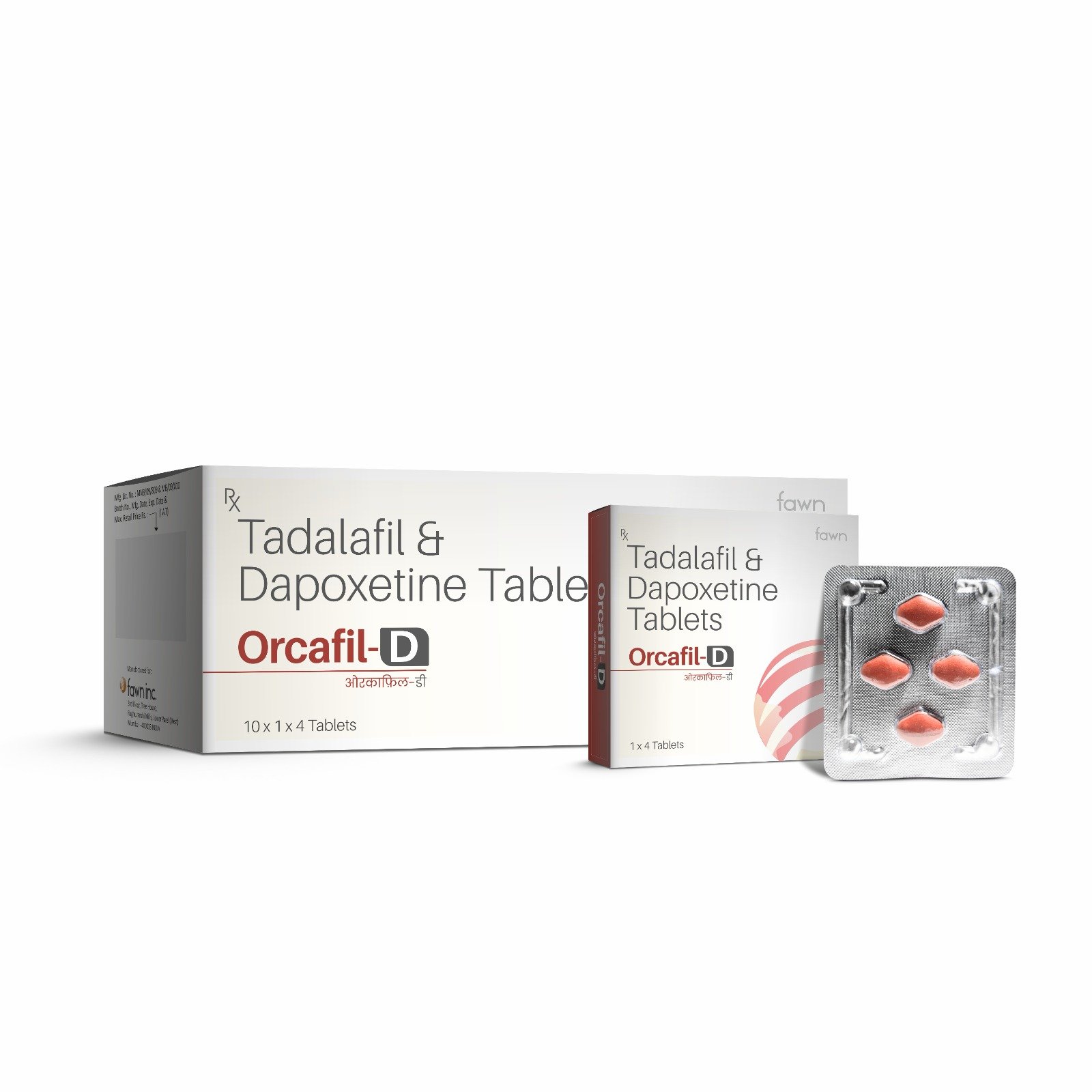 ORCAFIL D - Tadalafil & Dapoxetine Tablets