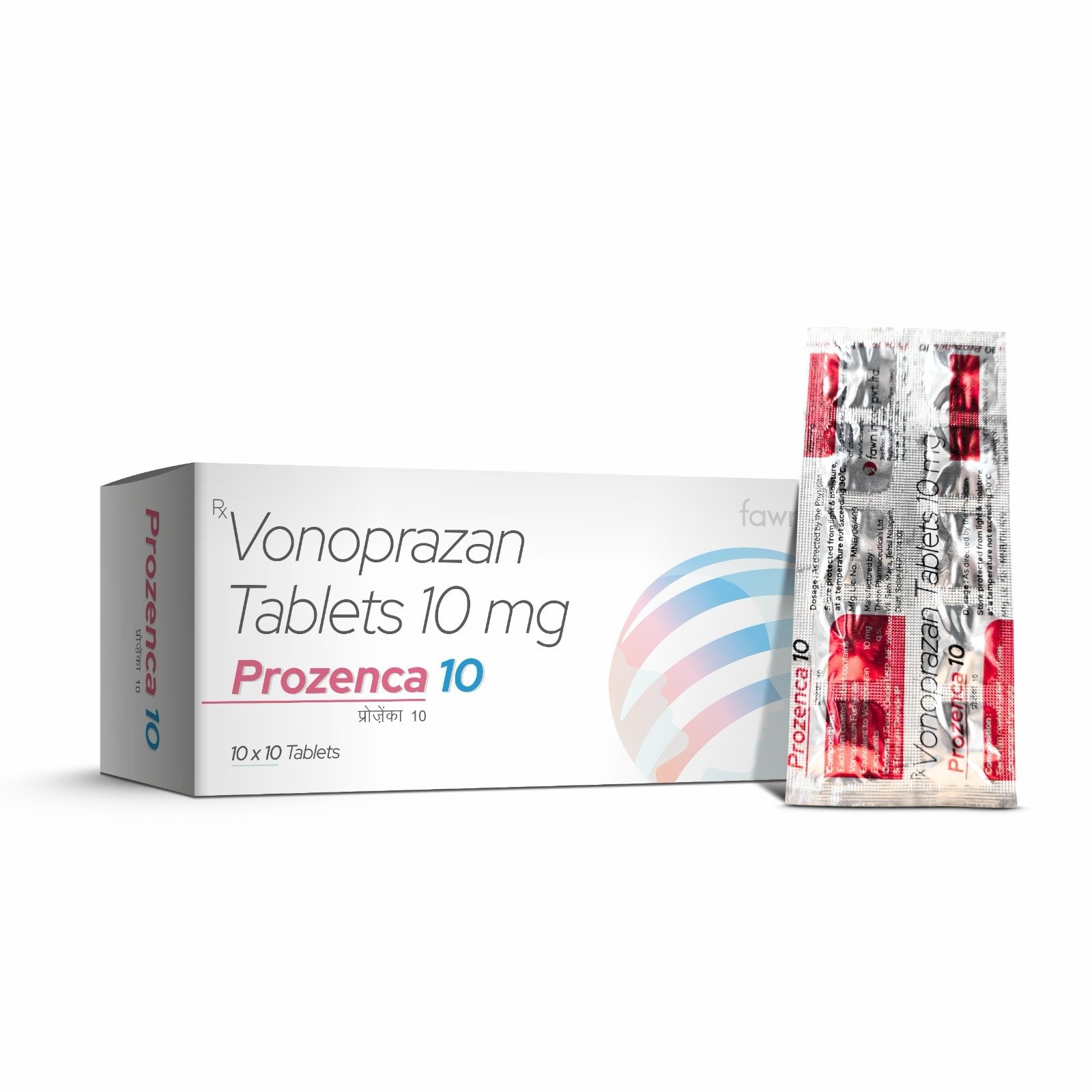 Vonoprazan Tablets 10 Mg - PROZENCA 10 Tablets