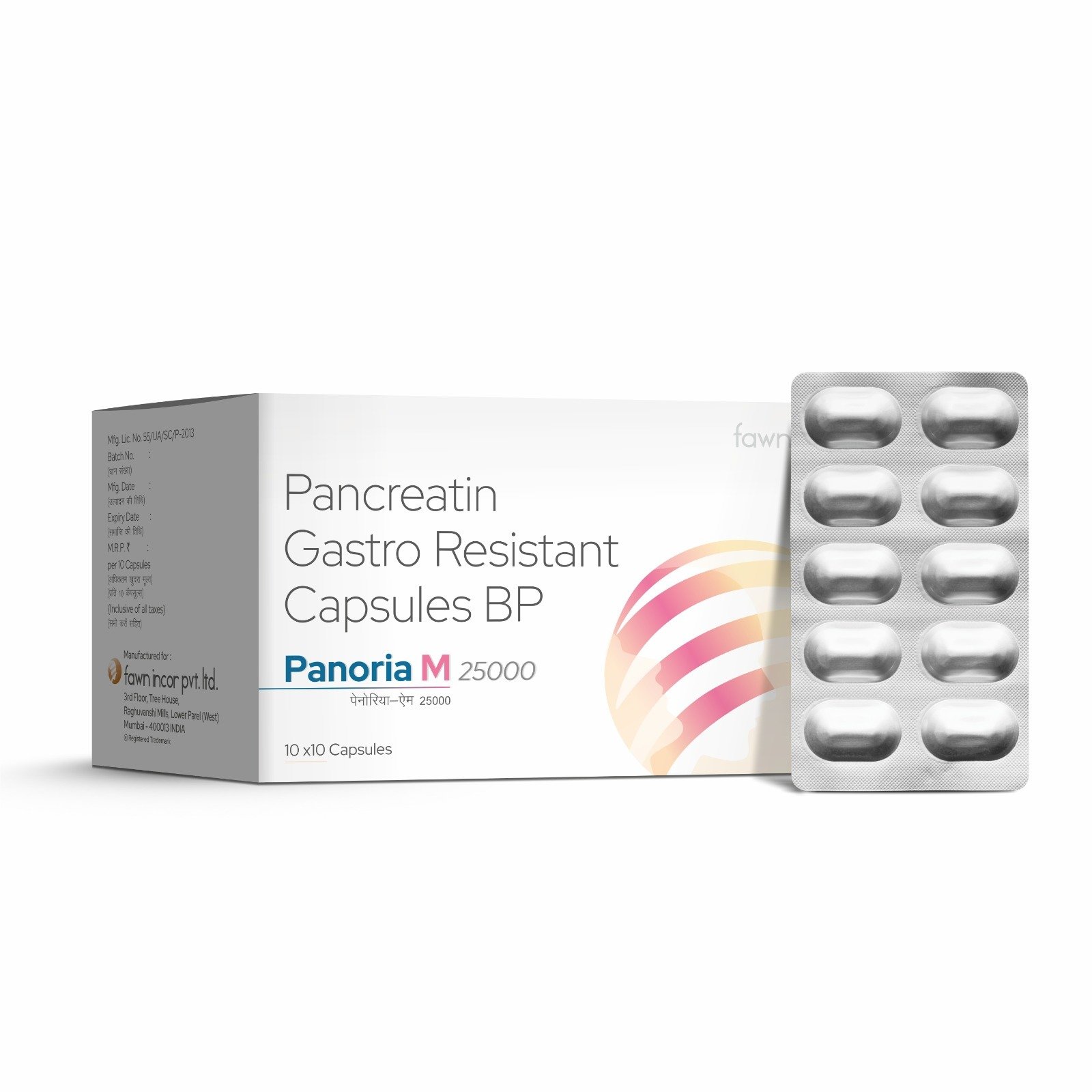 Pancreatin Bile constituents Activated Dimethicone Tablets - PANORIA PLUS