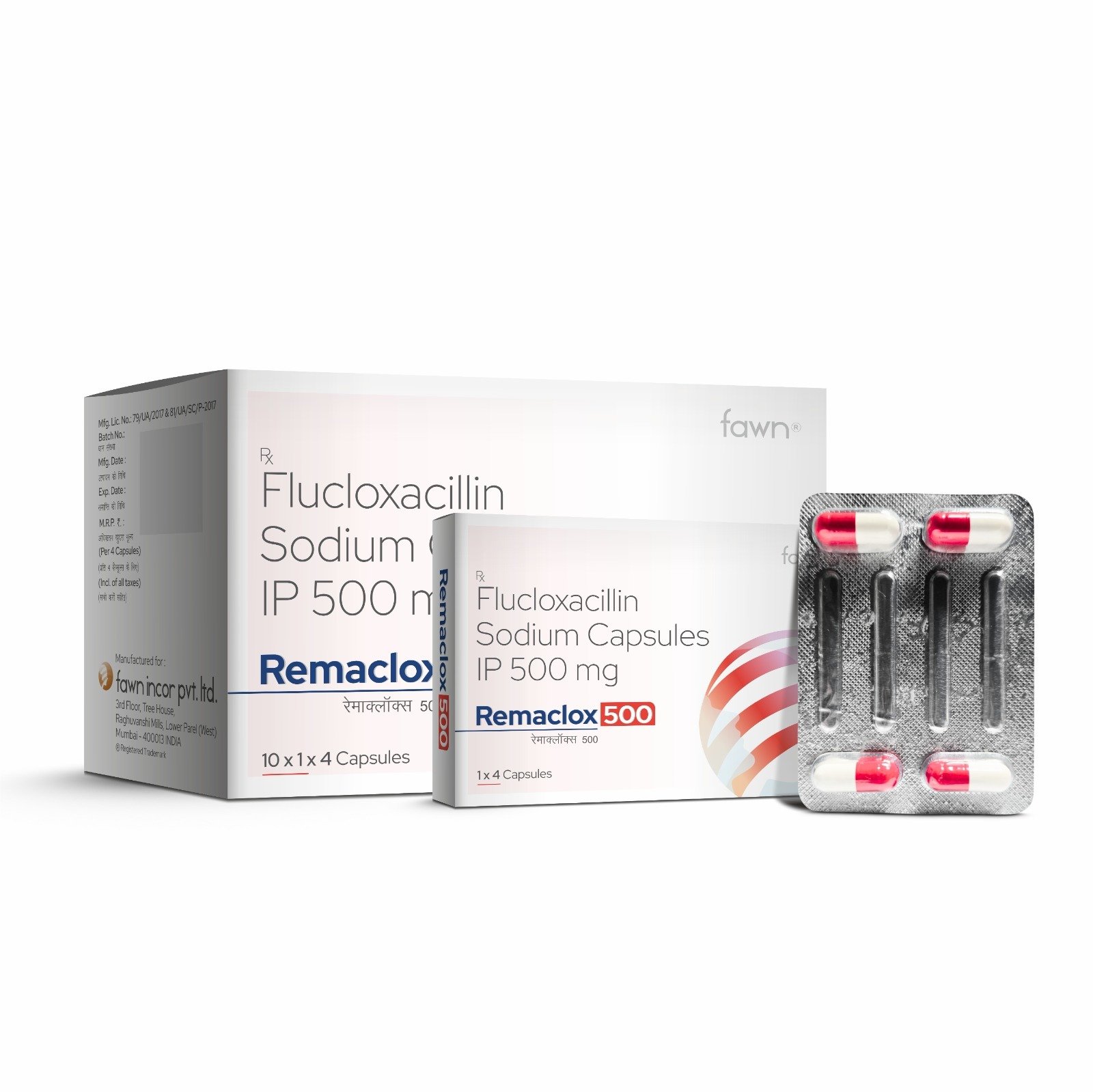 Flucloxacillin Sodium Capsules IP 500 Mg - REMACLOX 500 Capsules