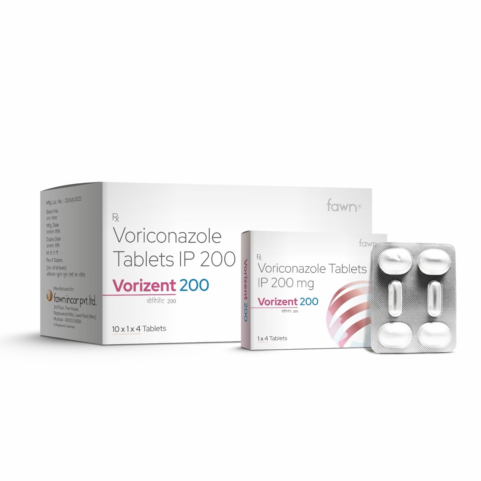 Voriconazole Tablets IP 200 Mg - VORIZENT 200 Tablets