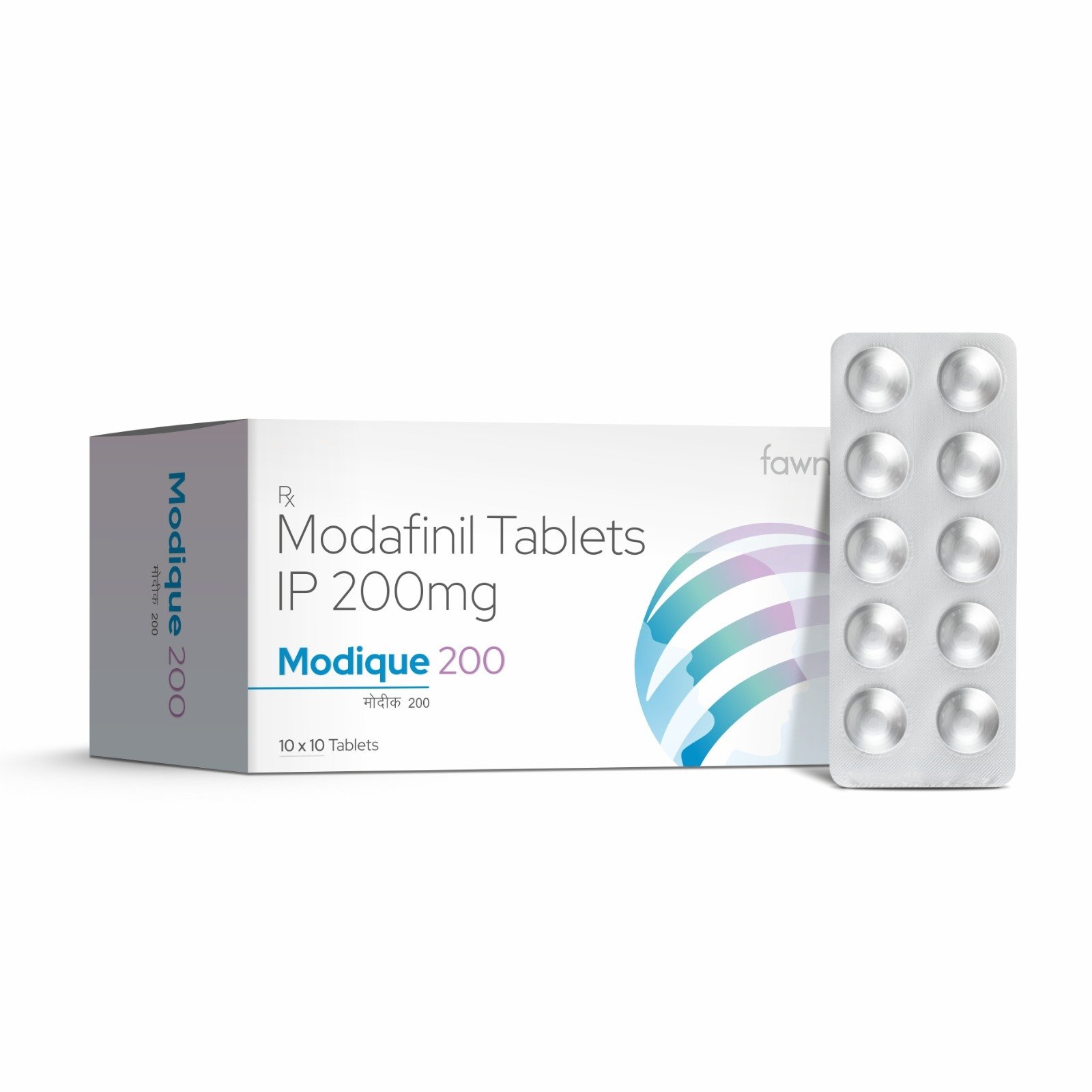 Modafinil Tablets IP 200 MG - MODIQUE  200 Tablets