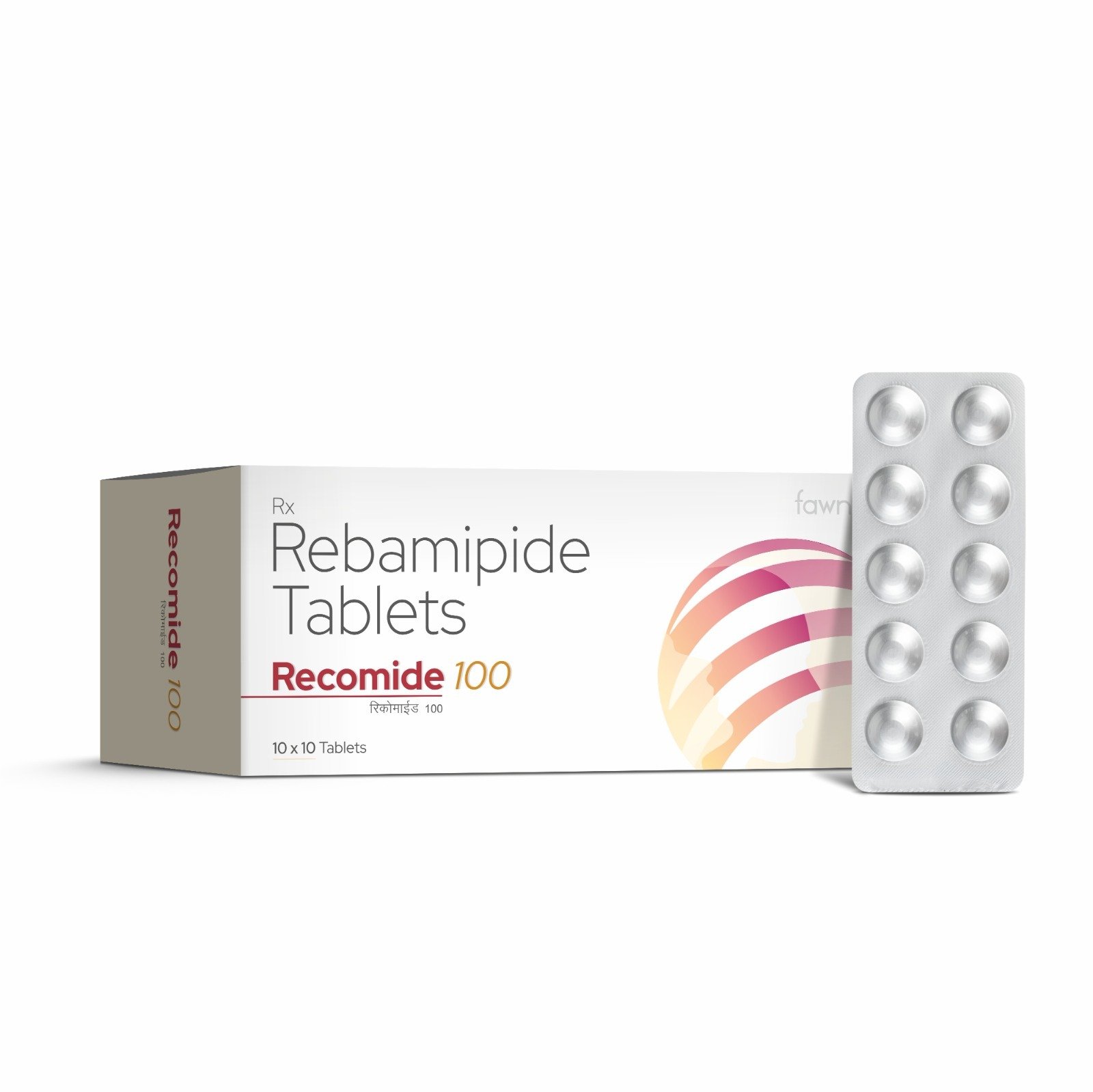 Rebamipide Tablets 100 Mg - RECOMIDE 100 Tablets