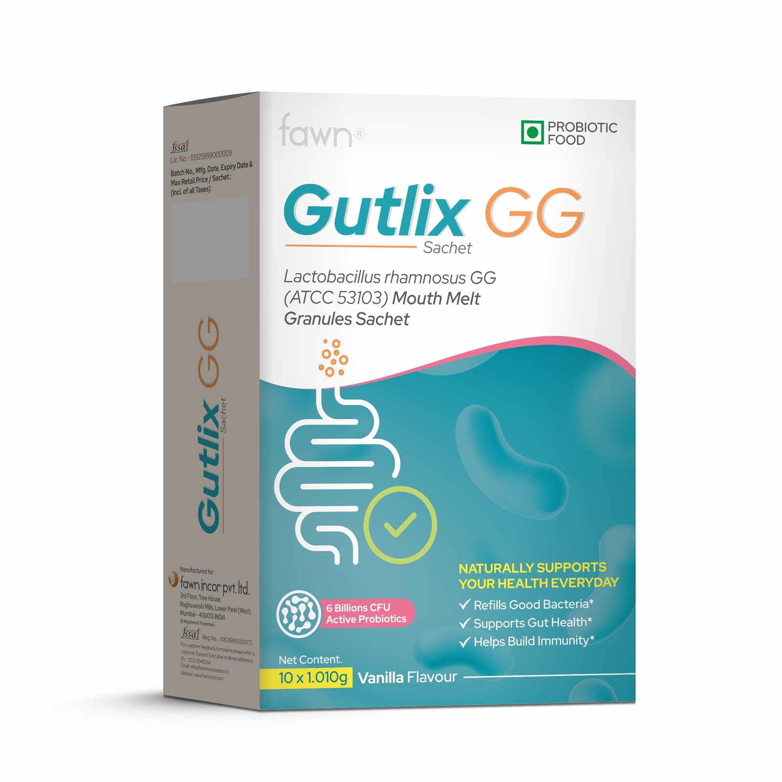 Lactobacillus rhamnosus GG ATCC 53103 - GUTLIX GG Sachet
