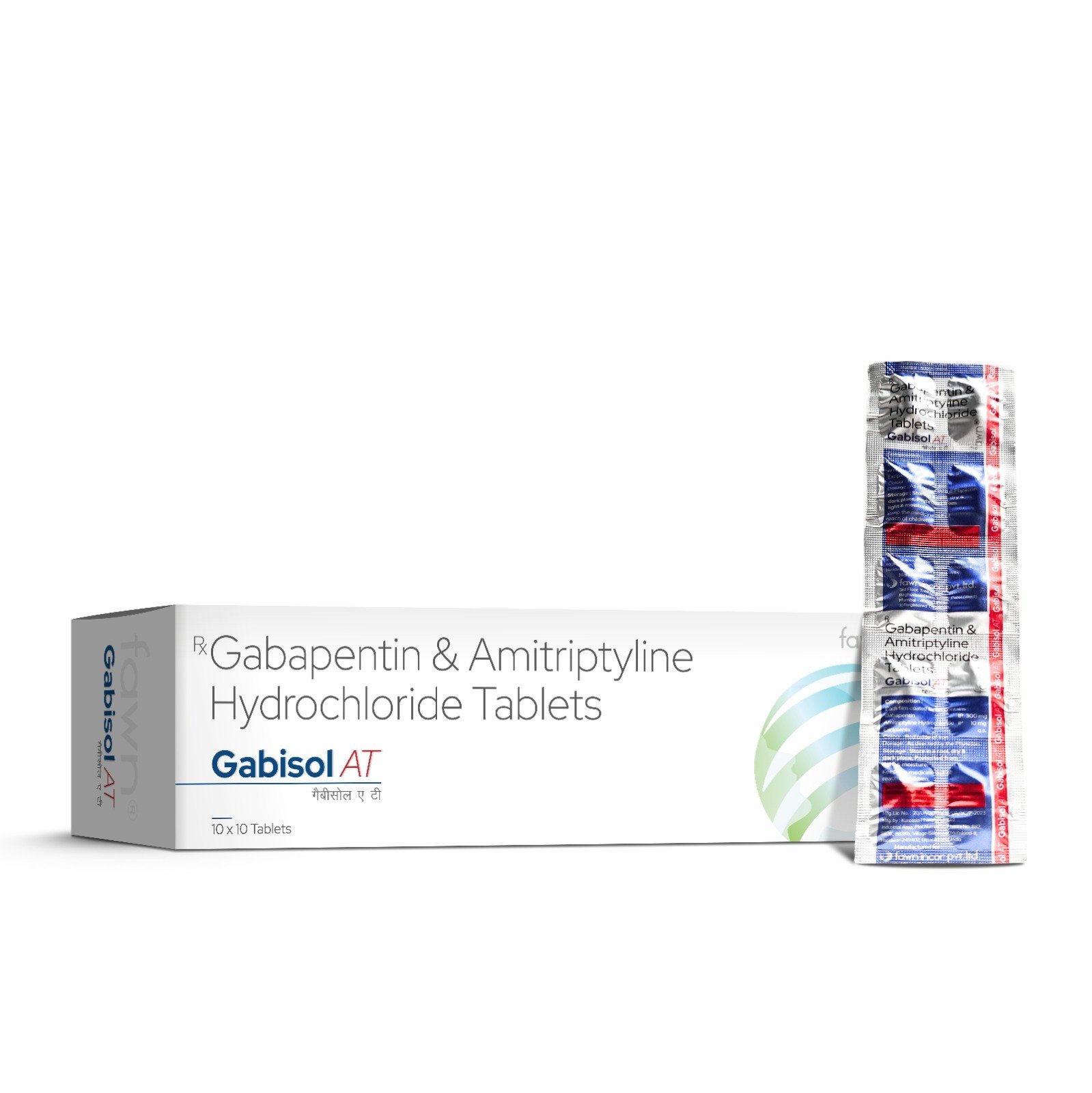 Gabapentin & Amitriptyline Tablets - GABISOL AT Tablets
