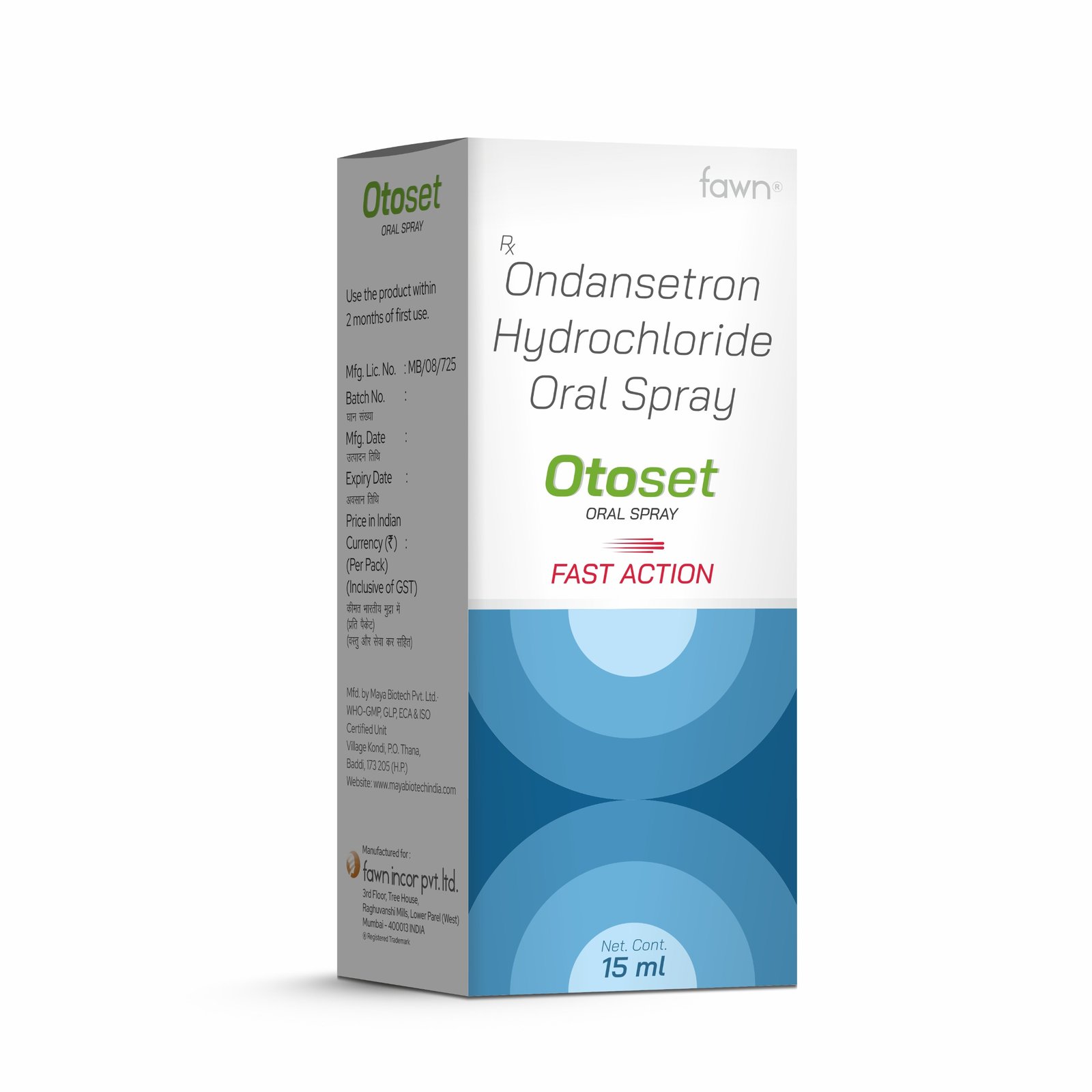 Ondansetron Hydrochloride Oral Spray - OTOSET Oral Spray