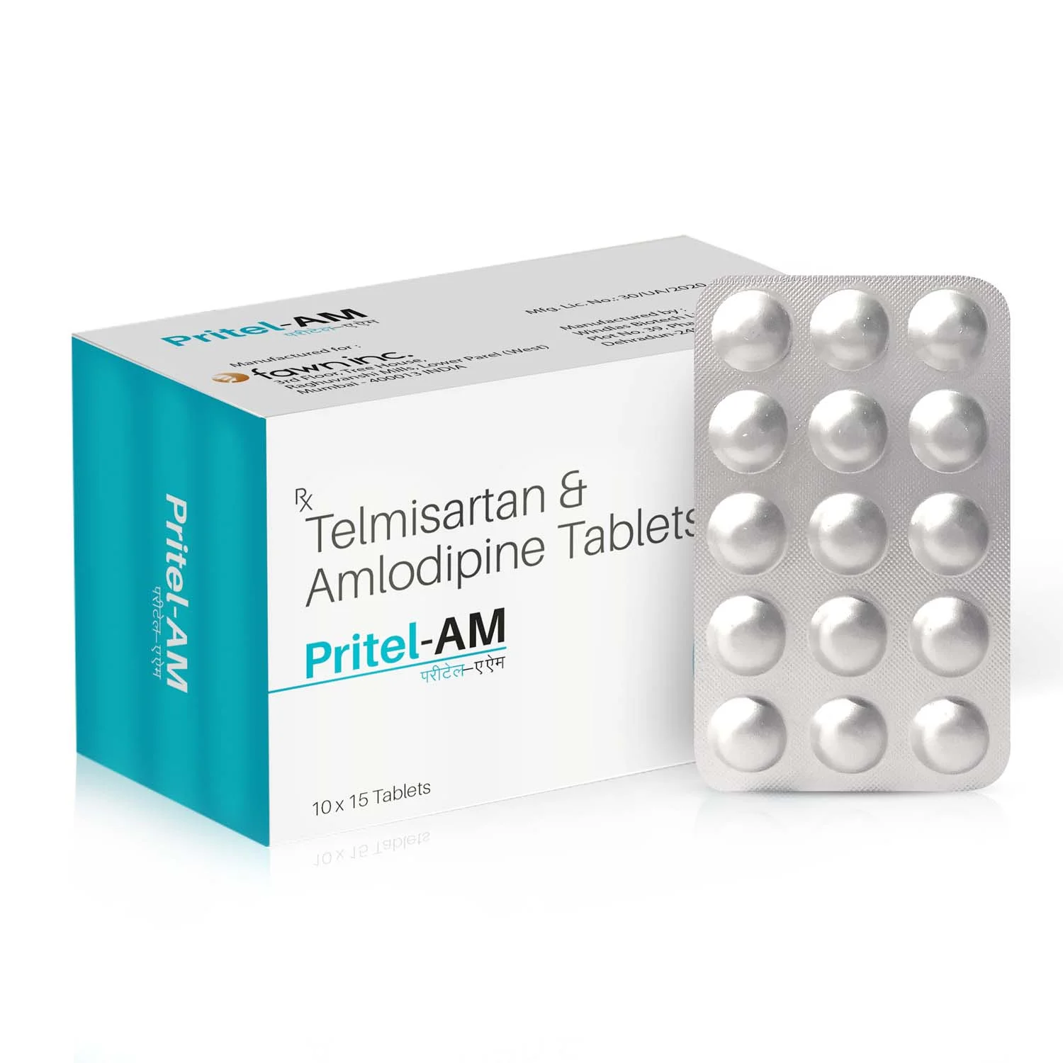 Telmisartan & Amlodipine Tablets IP - PRITEL AM