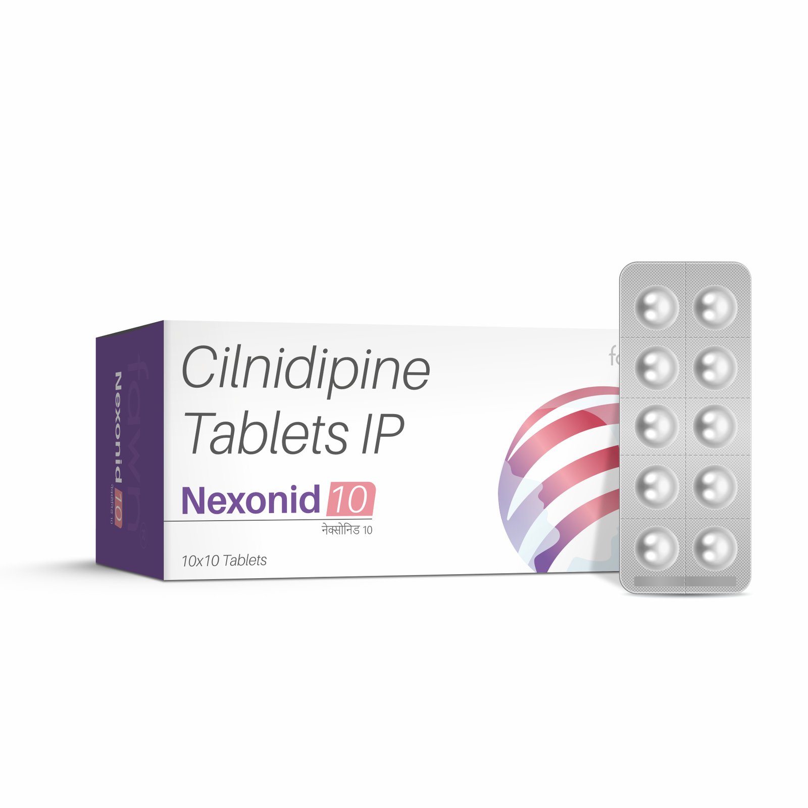 Cilnidipine Tablets IP 10 Mg - NEXONID 10 image 2