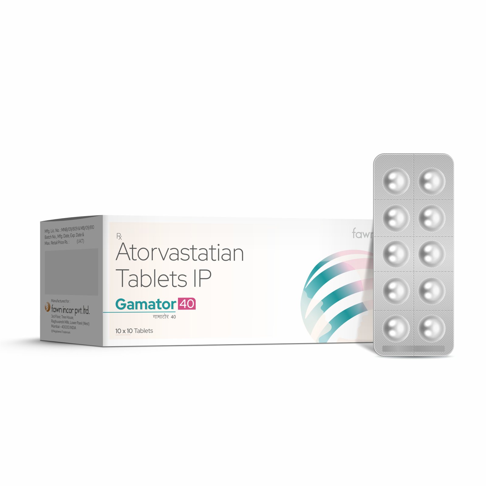Atorvastatin Tablets IP 40 Mg - GAMATOR 40 image 2