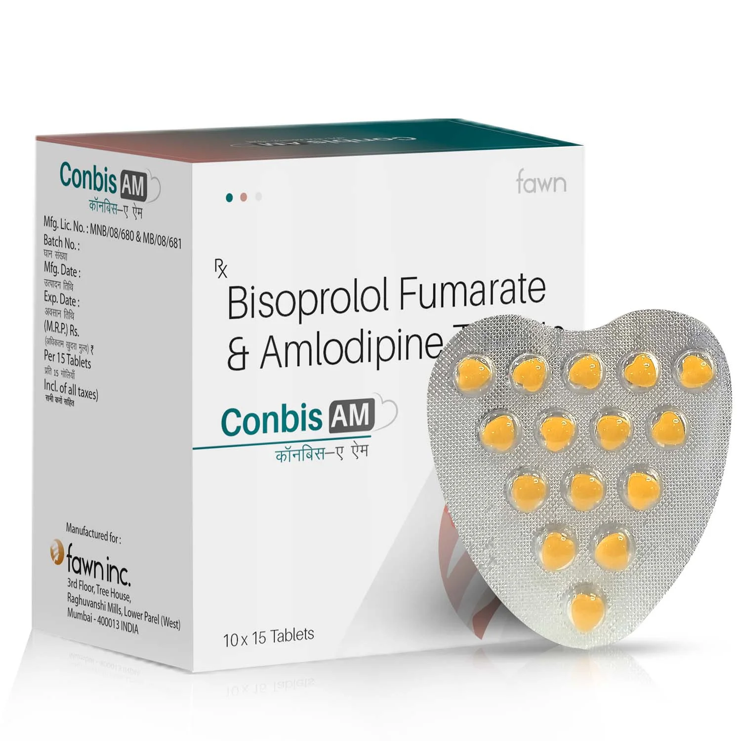 Bisoprolol Fumarate & Amlodipine Tablets - CONBIS AM
