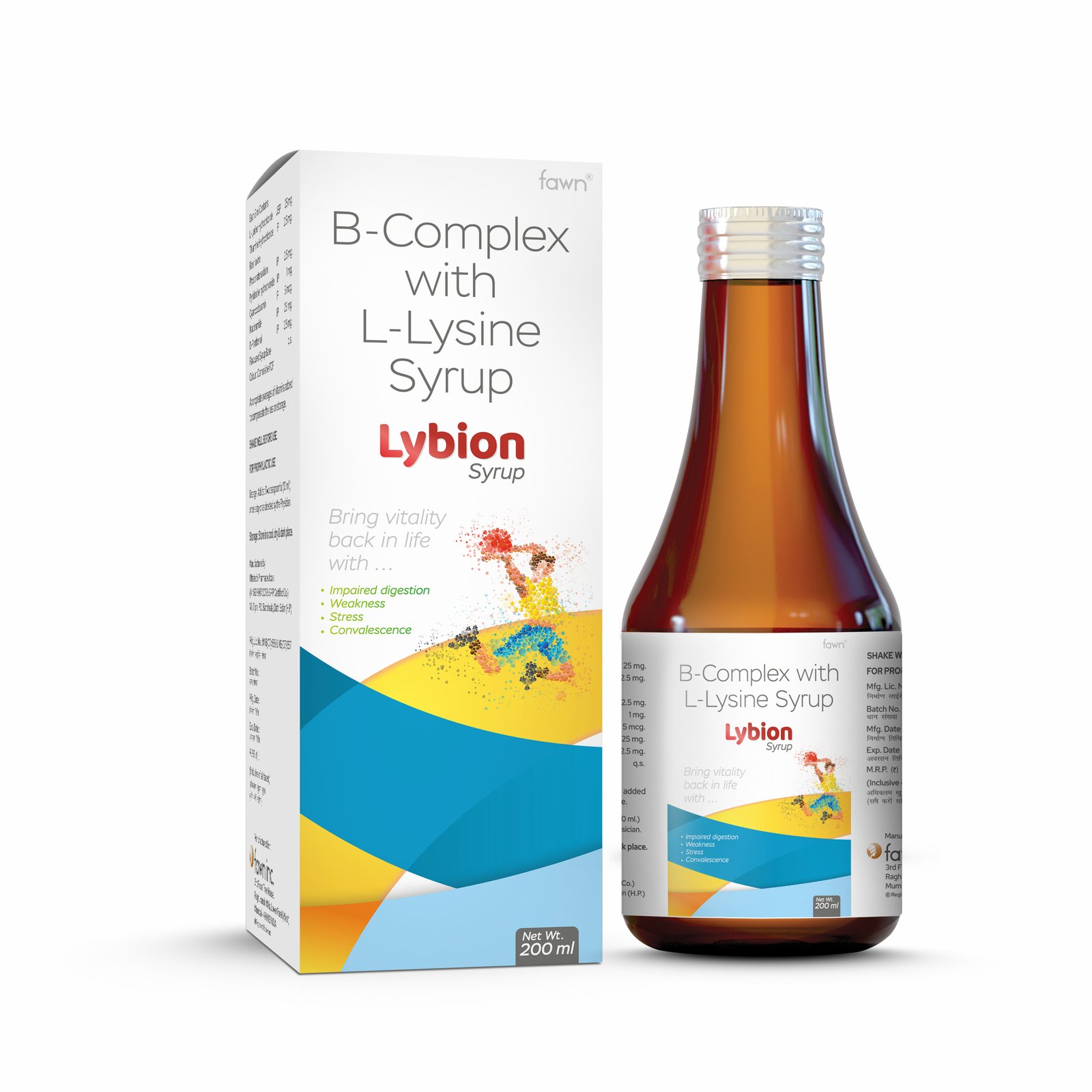 B-Complex with L-Lysine Syrup - LYBION image 2