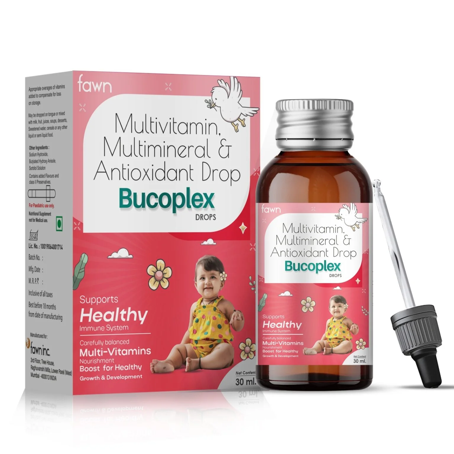 Multivitamin, Multimineral & Antioxidants Drop - BUCOPLEX