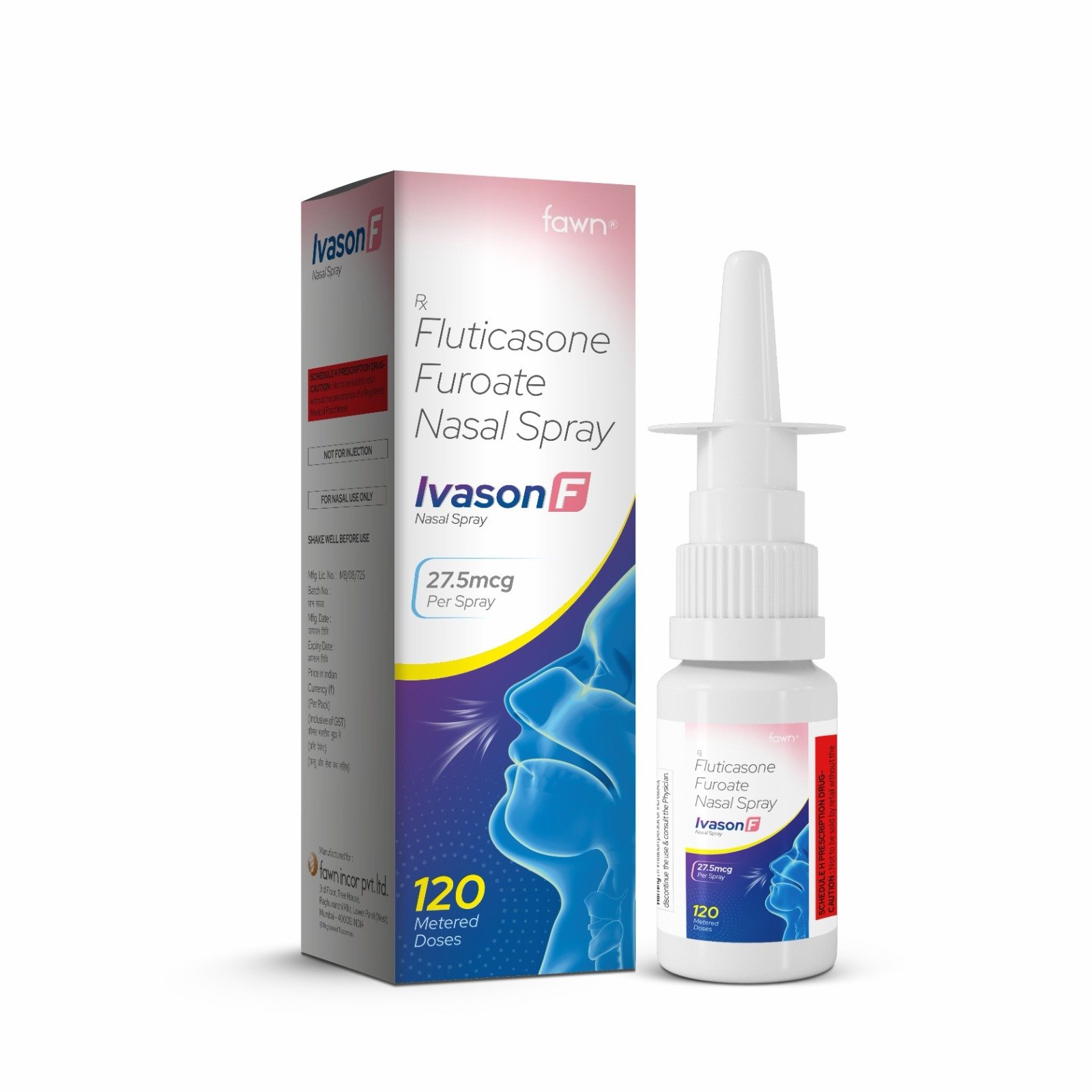Fluticasone Furoate Nasal Spray - IVASON F