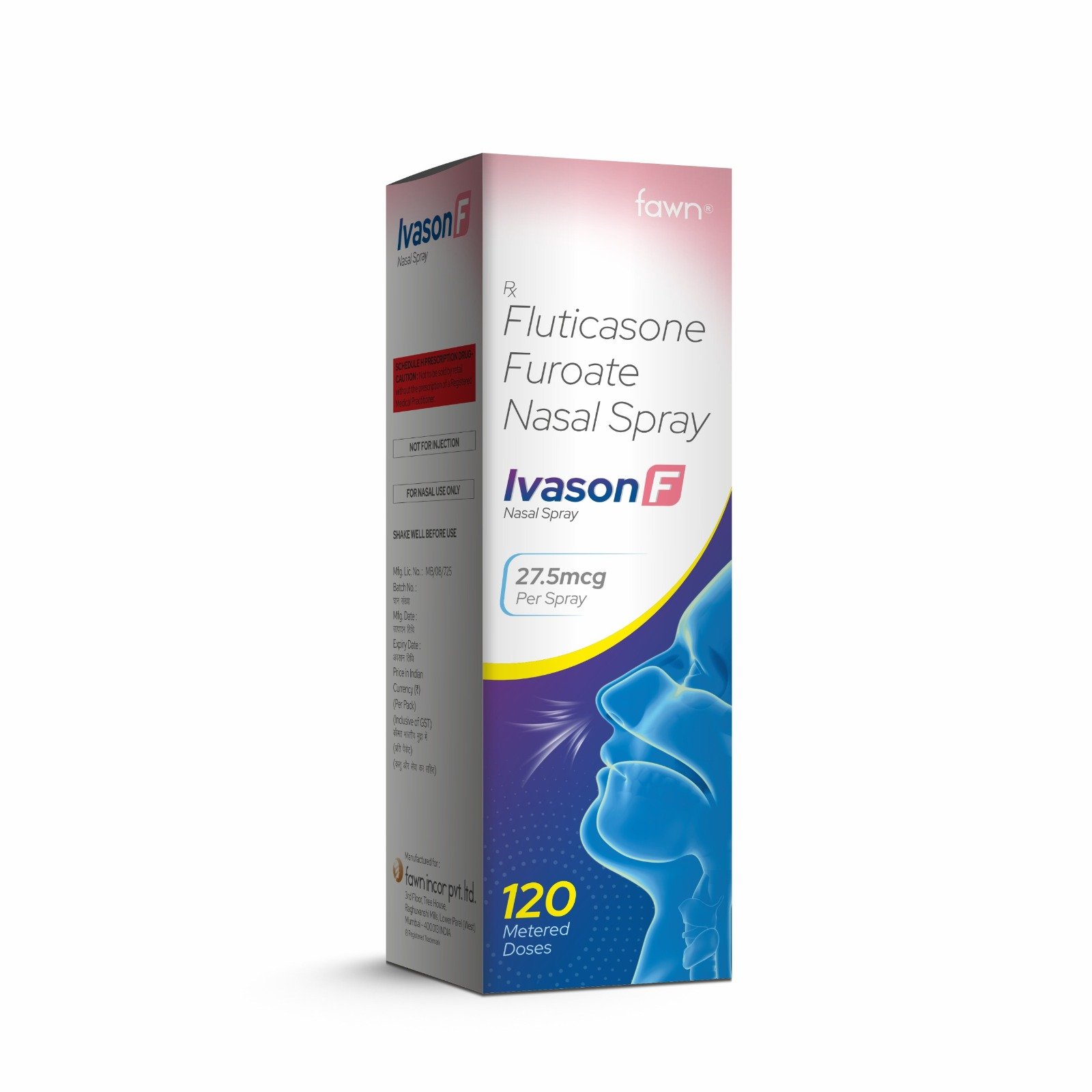 Fluticasone Furoate Nasal Spray - IVASON F