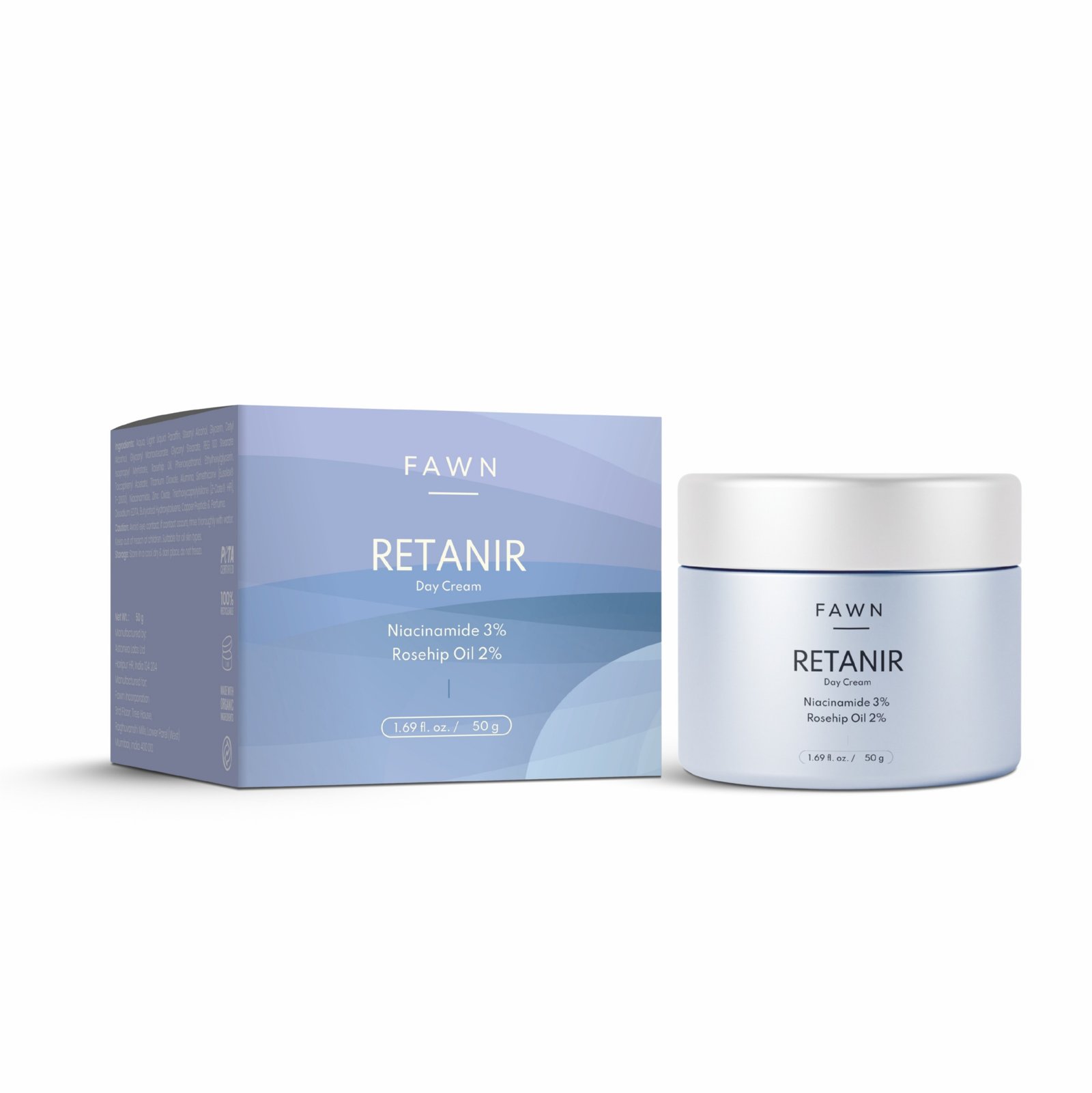 Niacinamide & Rosehip Oil Day Cream - RETANIR