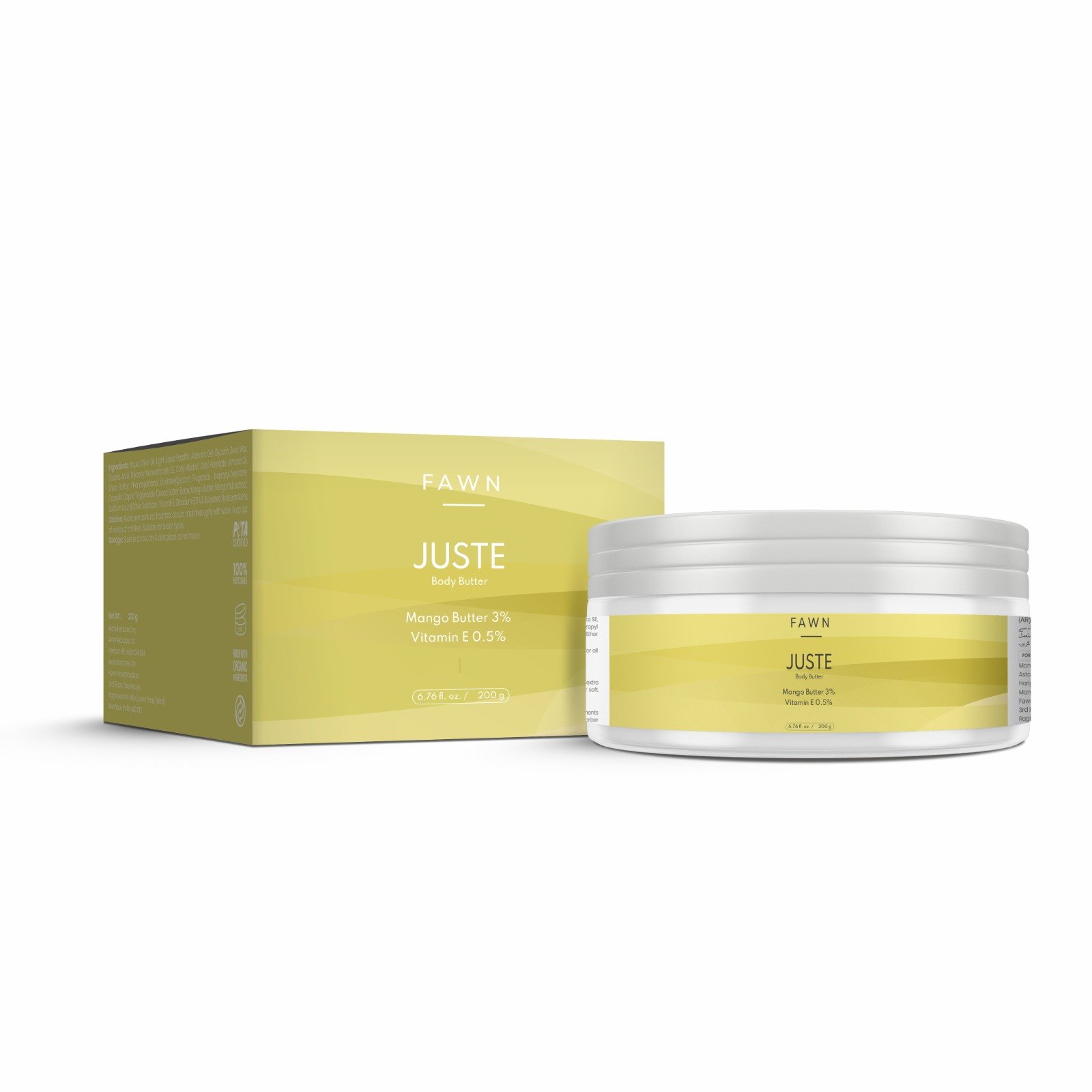 JUSTE Body Butter Cream