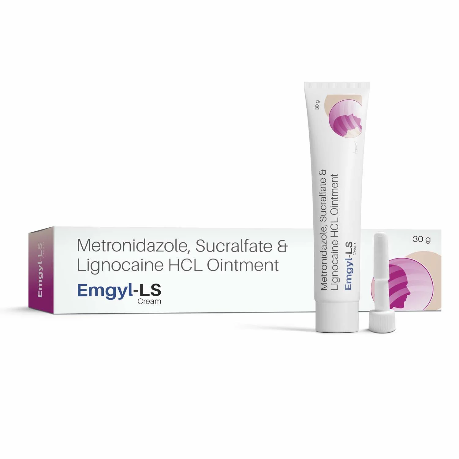 Metronidazole, Sucralfate & Lignocaine HCL Ointment - EMGYL LS