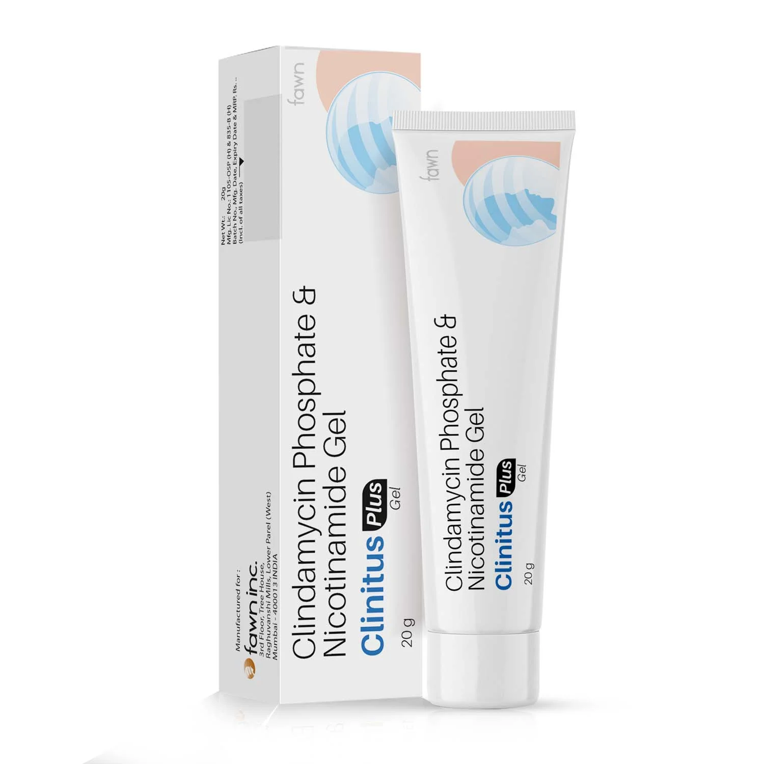 Clindamycin Phosphate & Nicotinamide Gel - CLINITUS PLUS