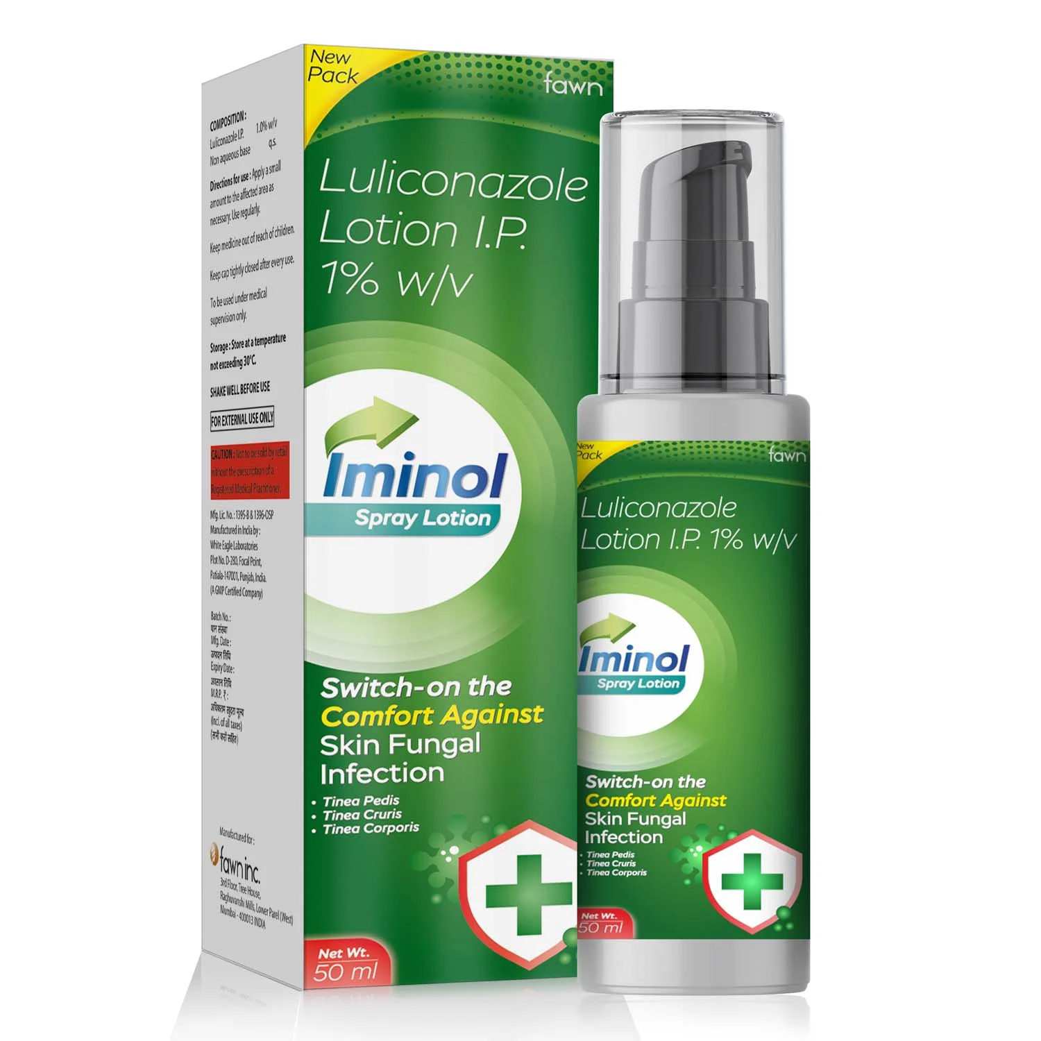 Luliconazole lotion Spray - IMINOL Spray