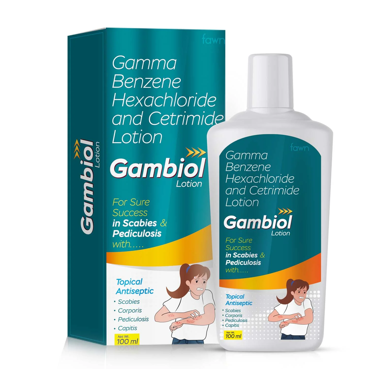 Gamma Benzene Hexachloride & Cetrimide Lotion - GAMBIOL