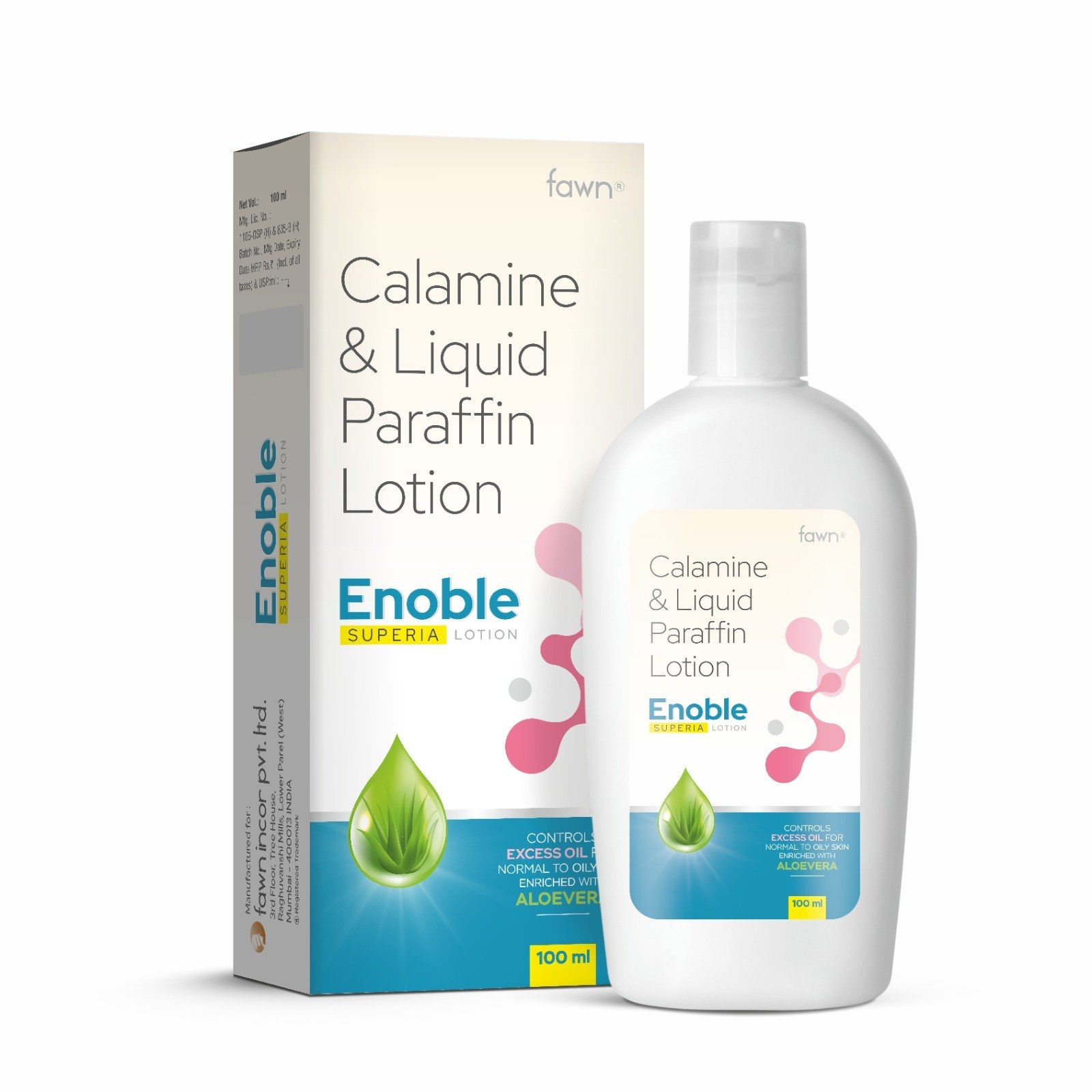 Calamine & Light Liquid Paraffin Lotion - ENOBLE SUPERIA Lotion