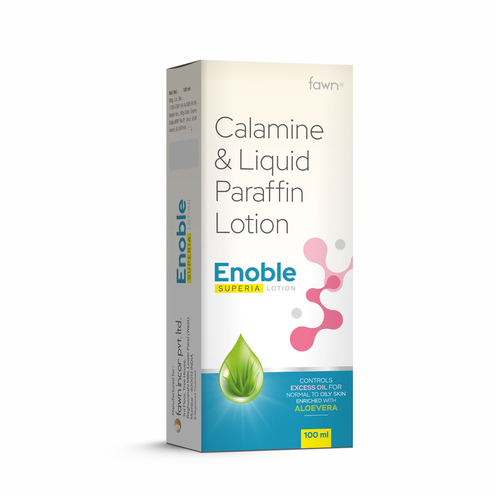 Calamine & Light Liquid Paraffin Lotion - ENOBLE SUPERIA Lotion