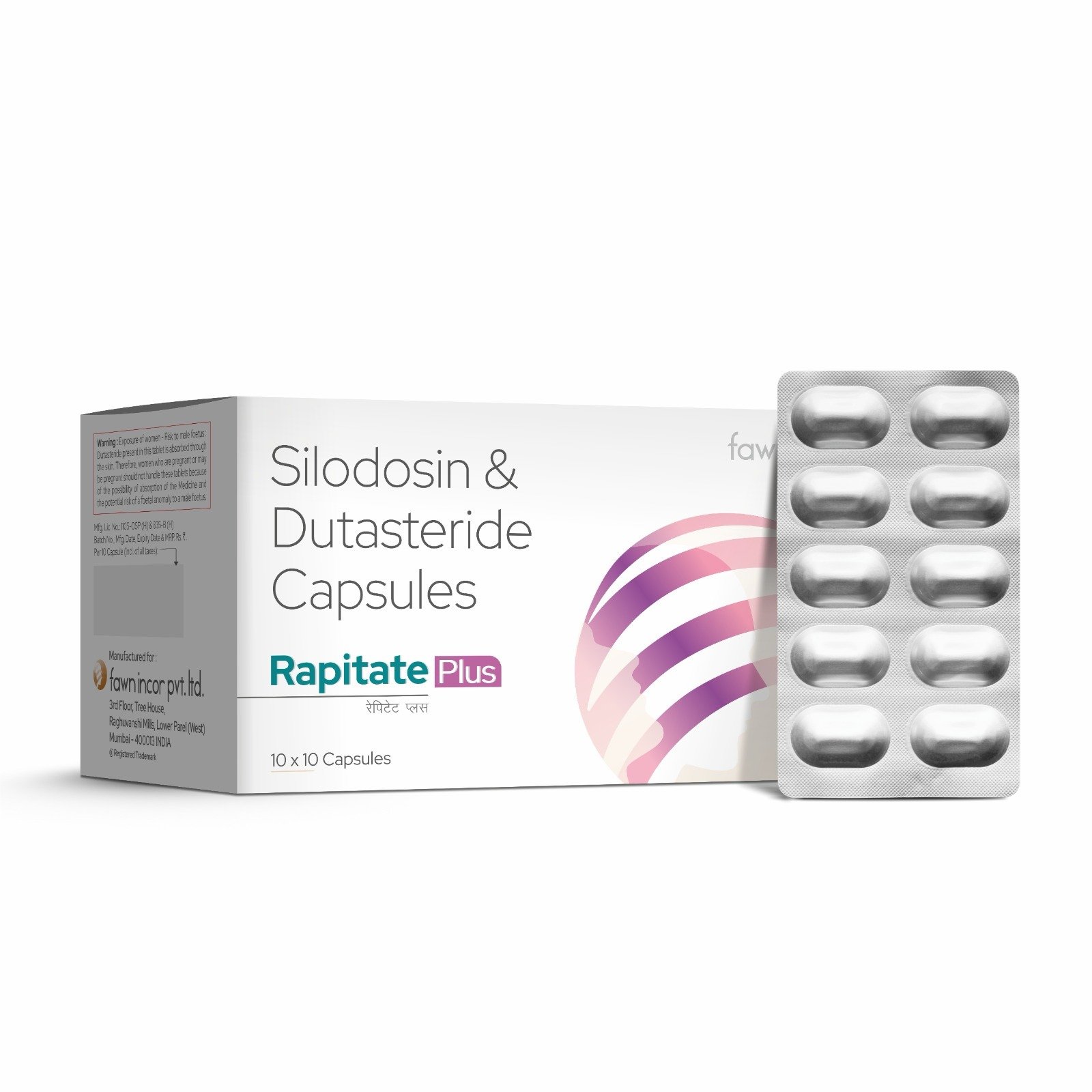 Silodosin & Dutasteride Capsules - RAPITATE PLUS