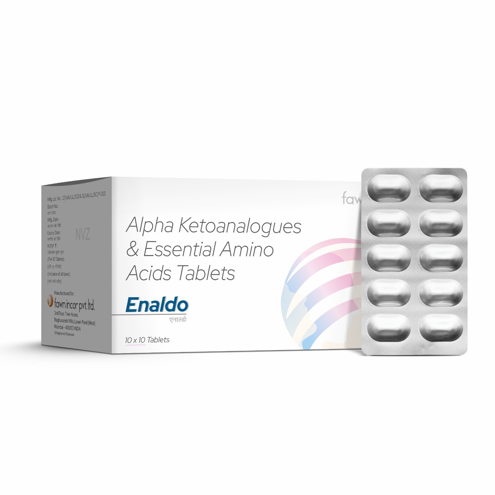 Alpha Ketoanalogues & Essential Amino Acids Tablets - ENALDO