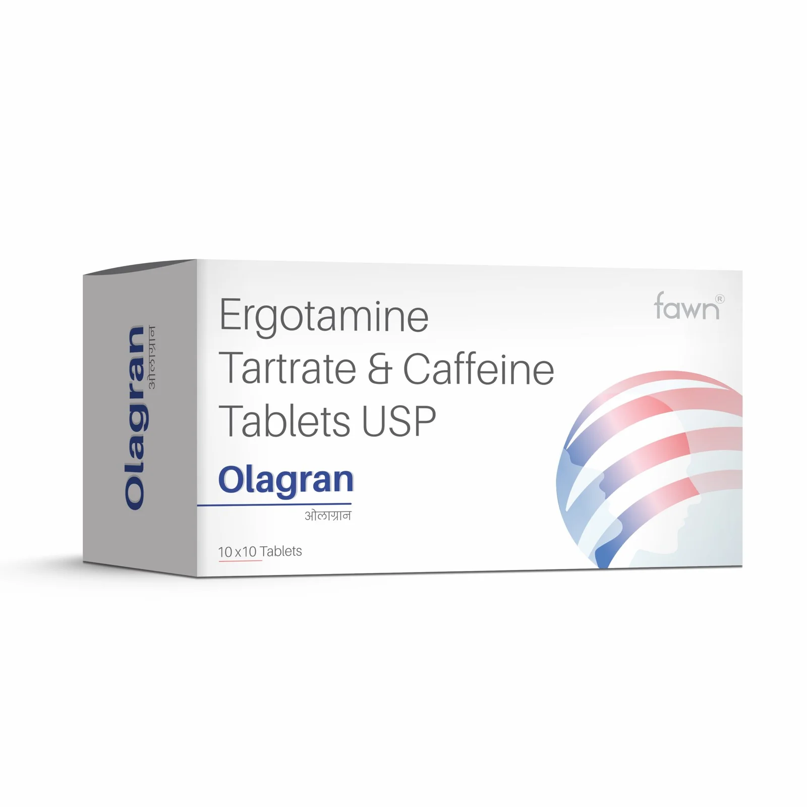 Ergotamine Tartrate & Caffeine Tablets USP - OLAGRAN