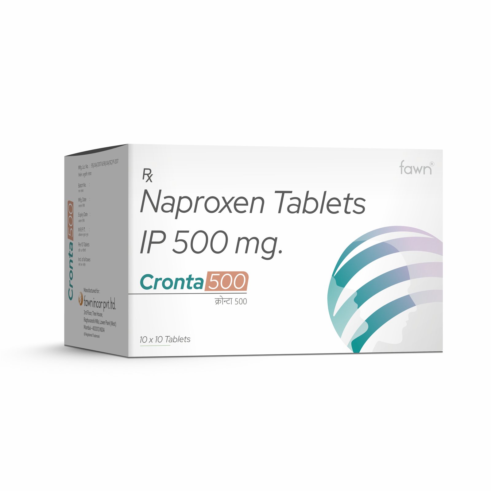Naproxen Tablets IP 500 Mg - CRONTA 500