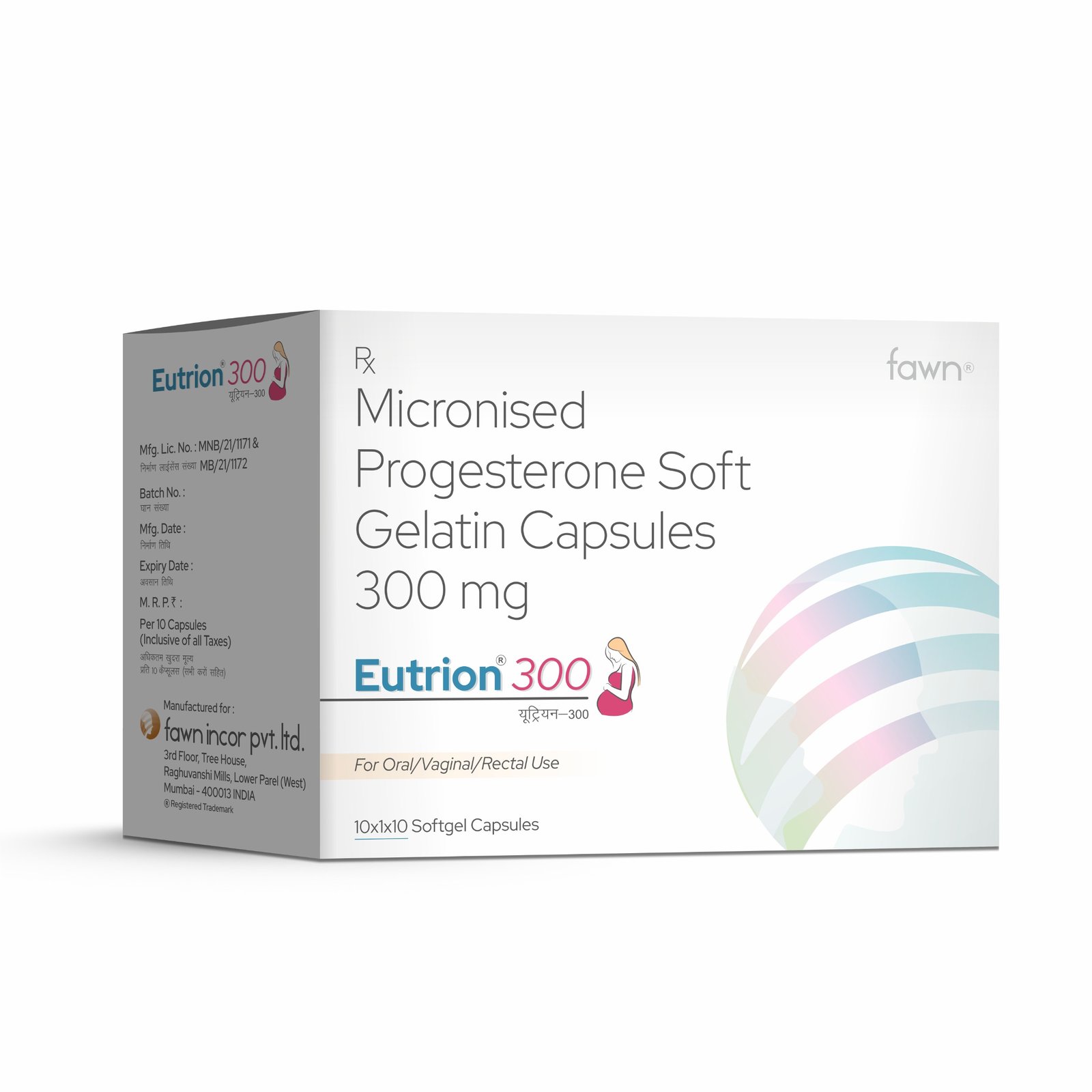 Micronised Progesterone Soft Gelatin Capsules 300 Mg  - EUTRION 300 Softgel