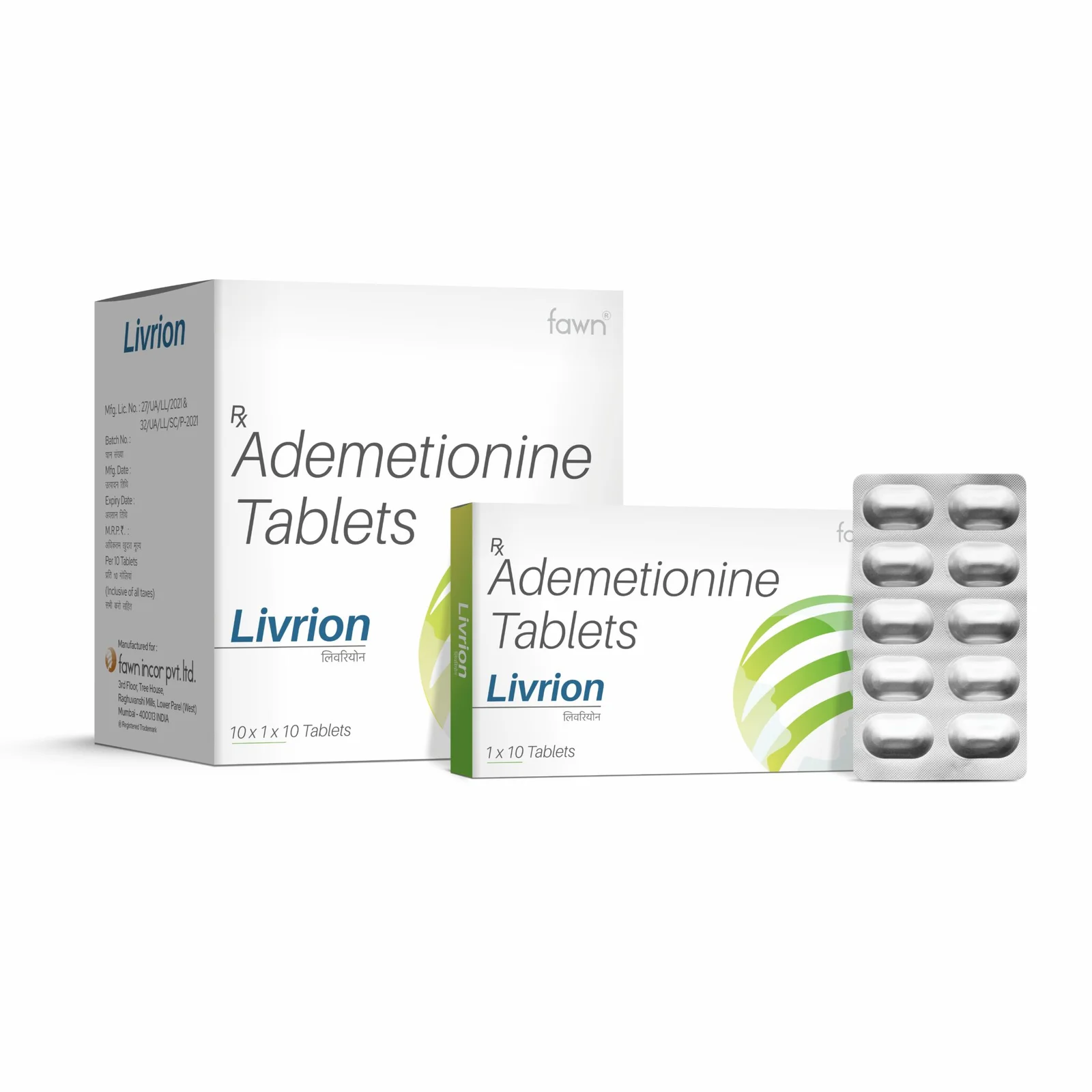 Ademetionine Tablets 400 Mg - LIVRION