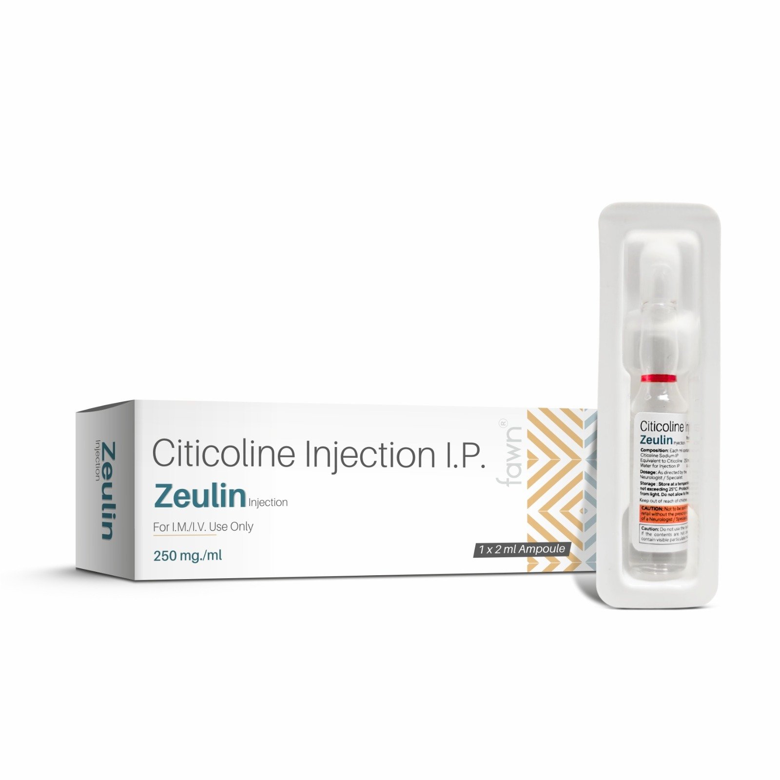Citicoline Injection IP 500 Mg - ZEULIN Injection