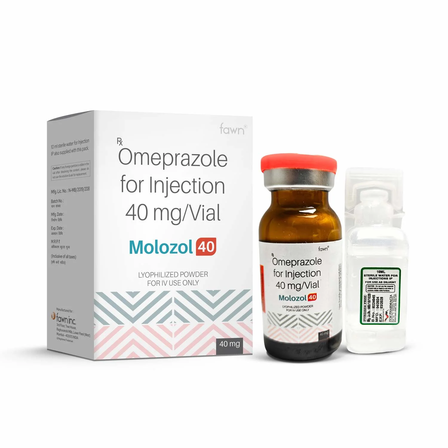 Omeprazole for Injection 40 Mg - MOLOZOL 40