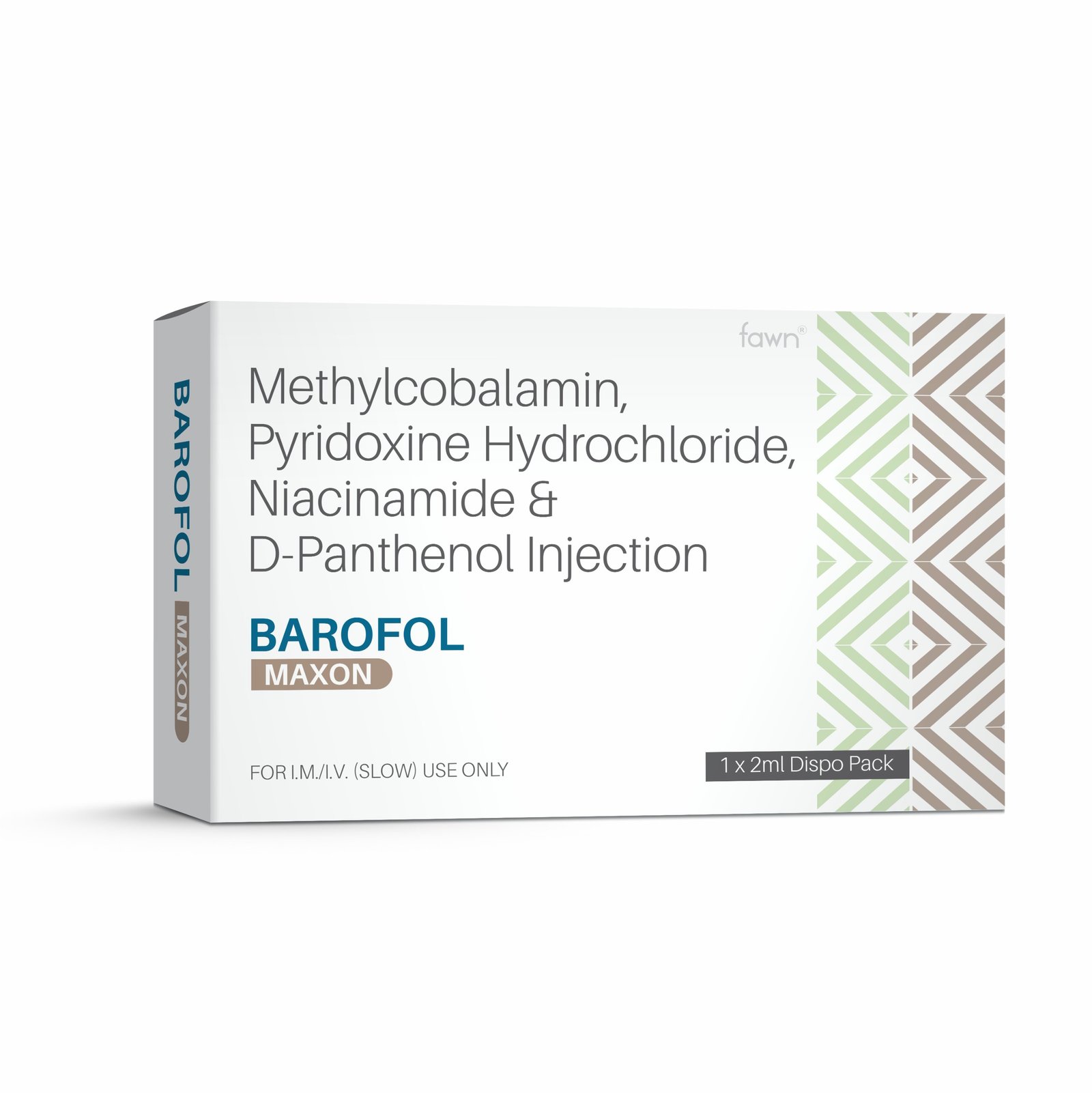 Methylcobalamin Pyridoxine Hydrochloride Niacinamide & D-Panthenol Injection - BAROFOL MAXON