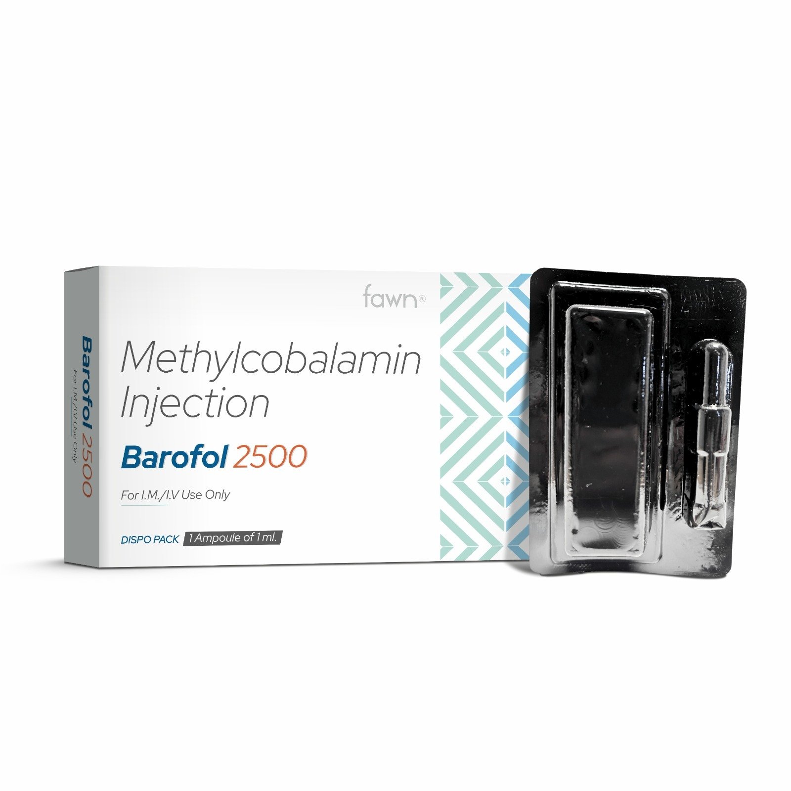 Methylcobalamin 2500 mcg Injection - BAROFOL 2500 Injection
