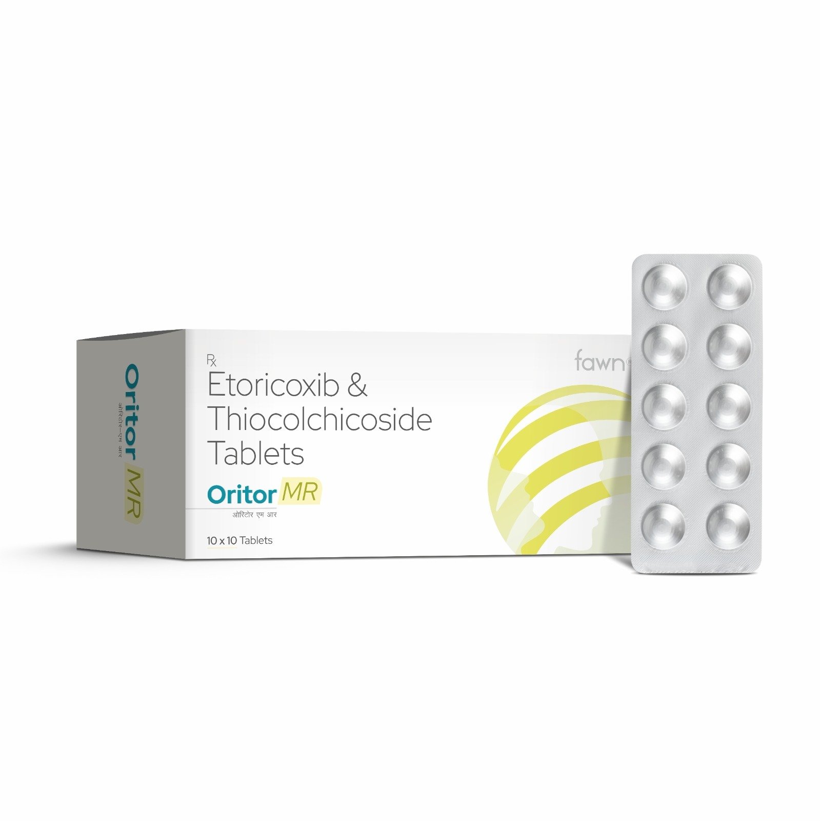 Etoricoxib & Thiocolchicoside Tablets - ORITOR MR