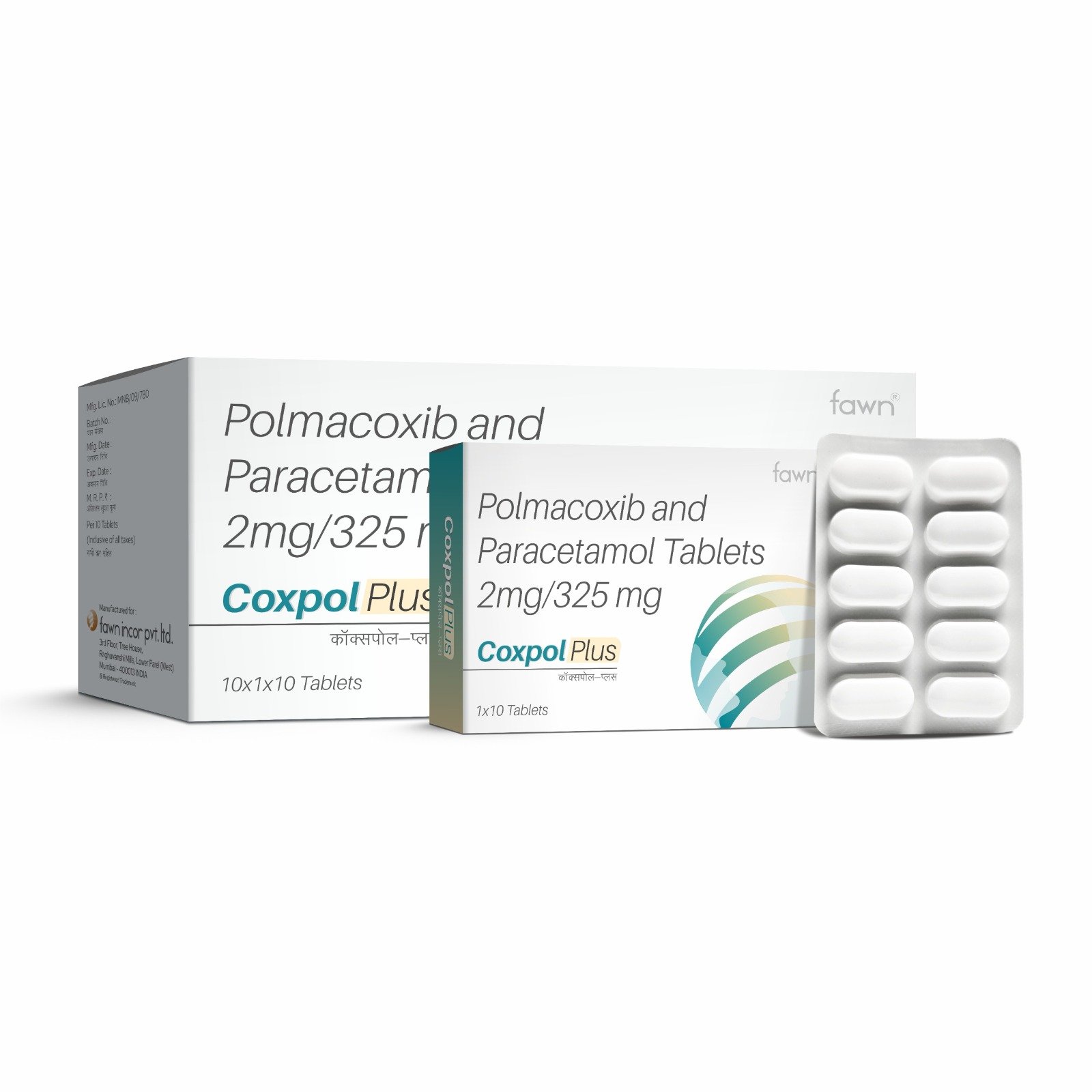 Polmacoxib and Paracetamol Tablets - COXPOL PLUS image 2