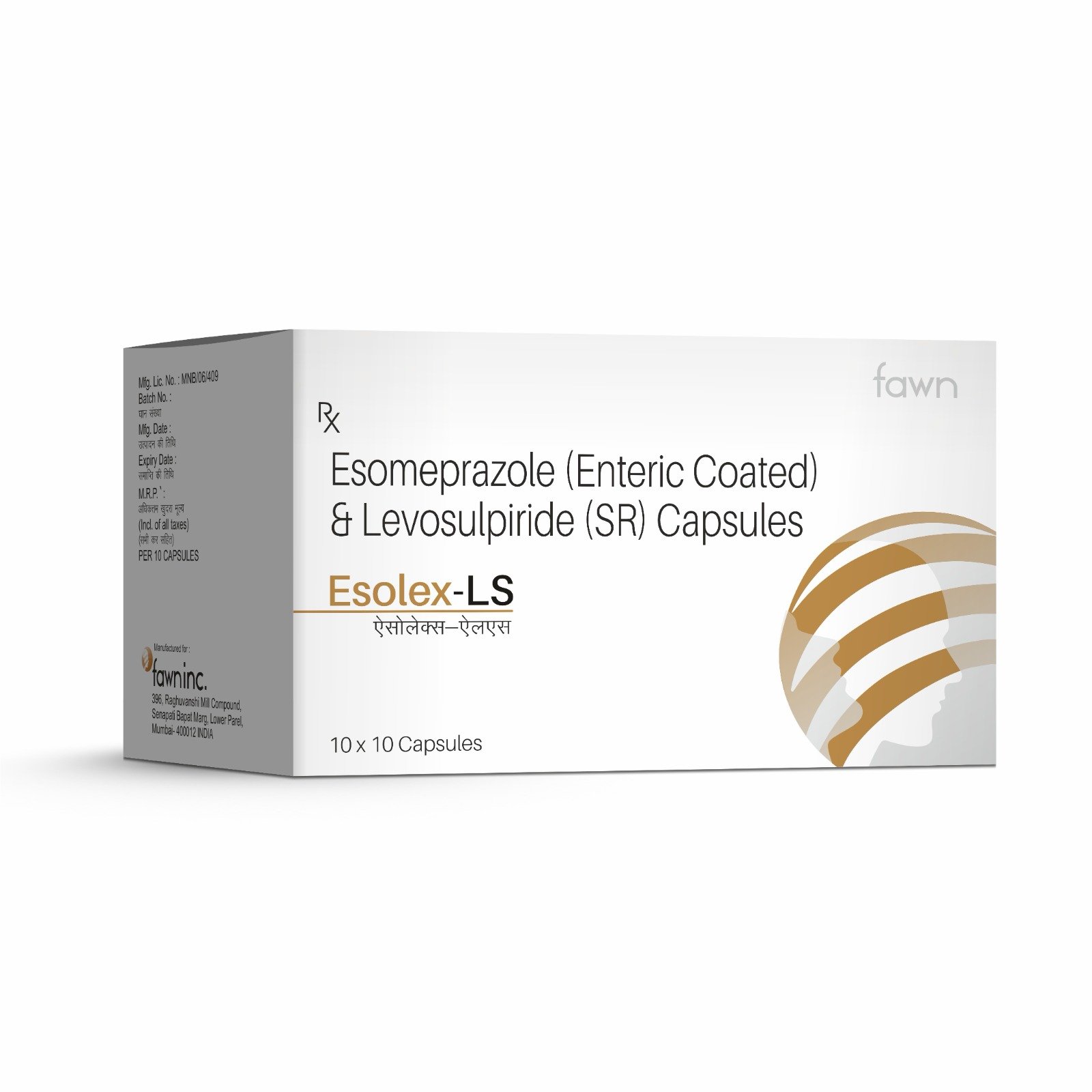 Esomeprazole Enteric Coated & Levosulpiride SR Capsules - ESOLEX LS