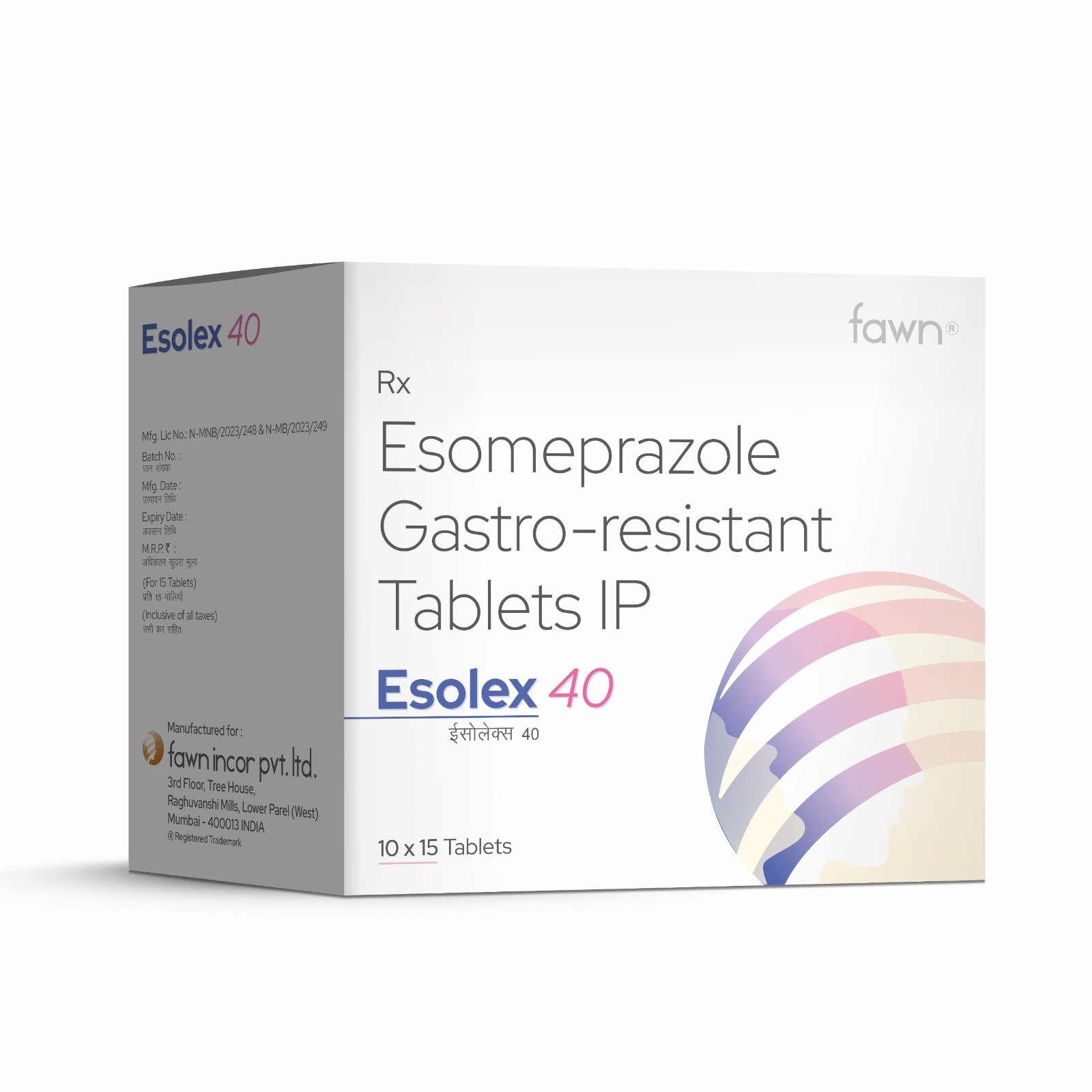 Esomeprazole Gastro-Resistant Tablets I.P. 40 Mg - ESOLEX 40