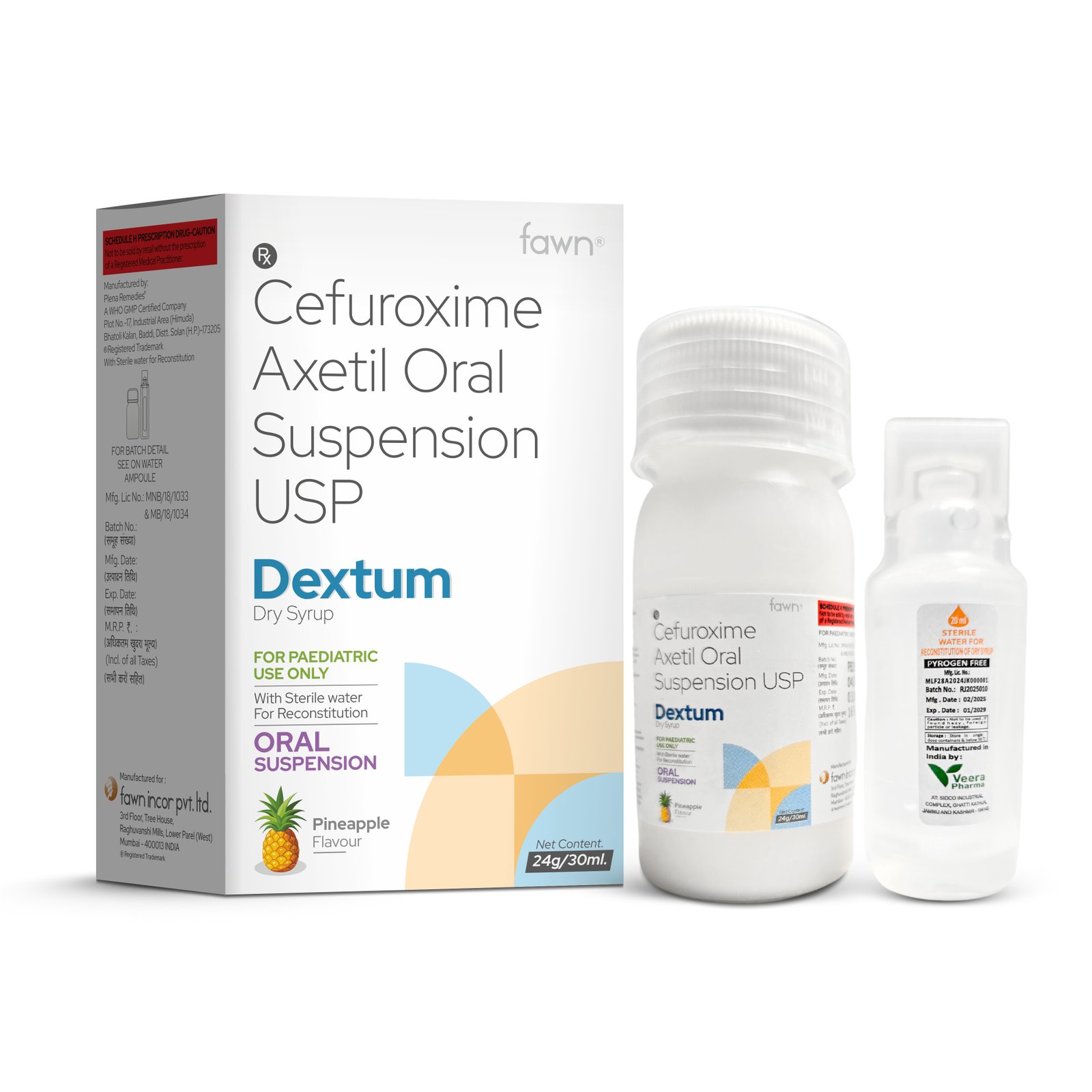 Cefuroxime Axetil Oral Suspension USP - DEXTUM Dry Syrup